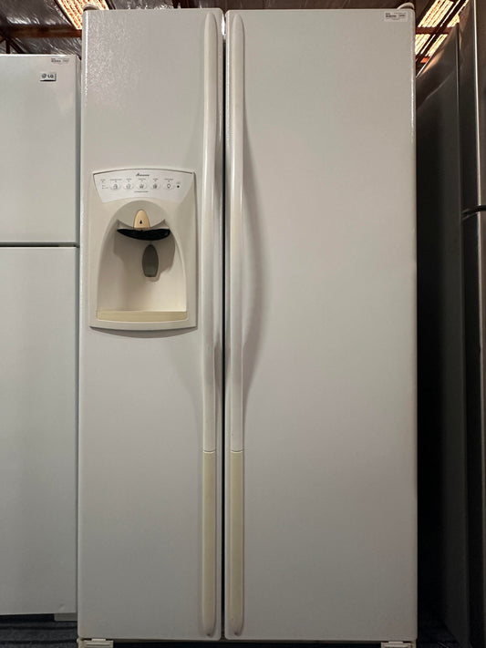 Amana Side by Side Fridge Freezer 661L XRSR465BW