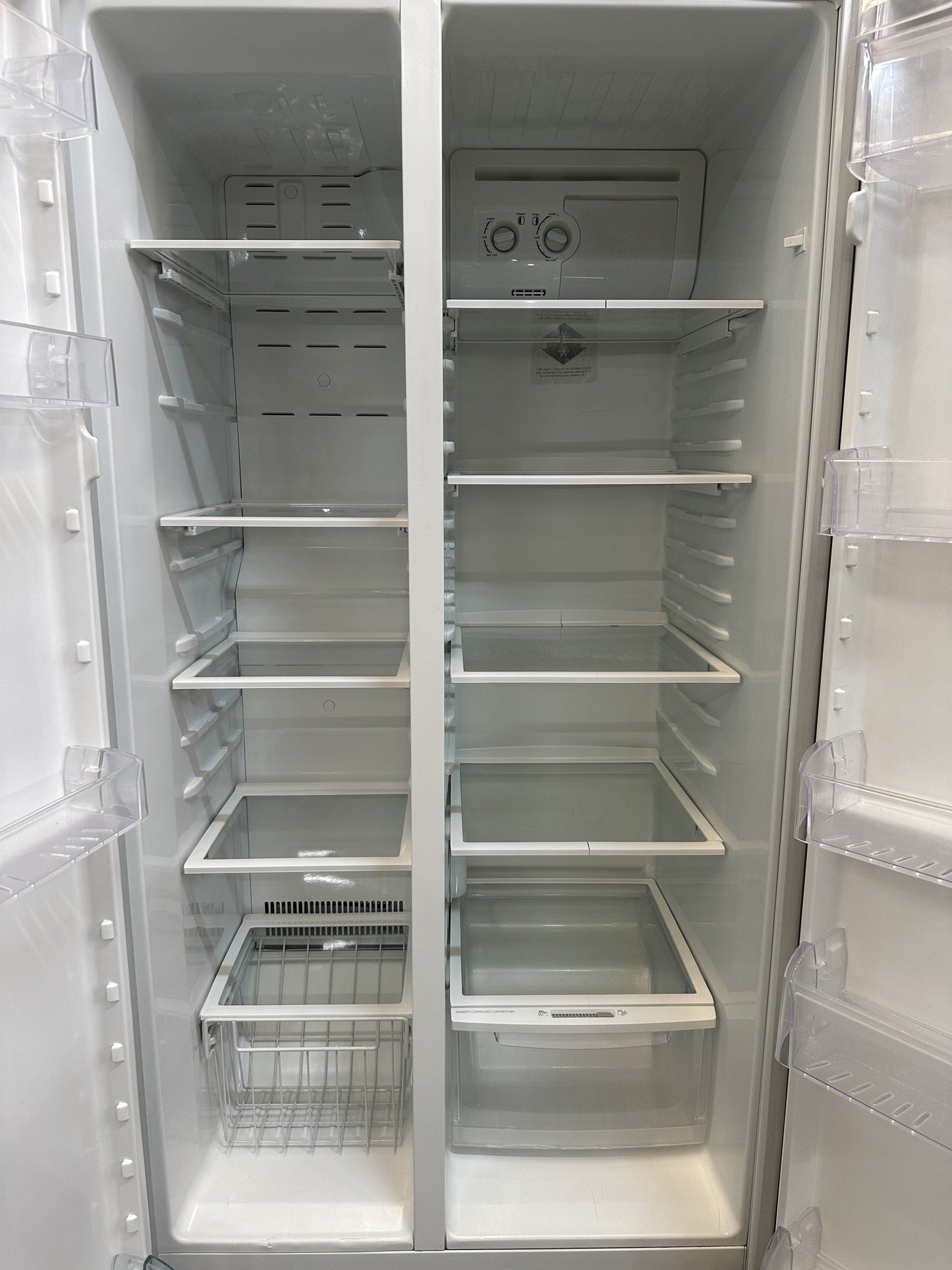 Kelvinator Side by Side Fridge Freezer 610L KSM6100WB*1