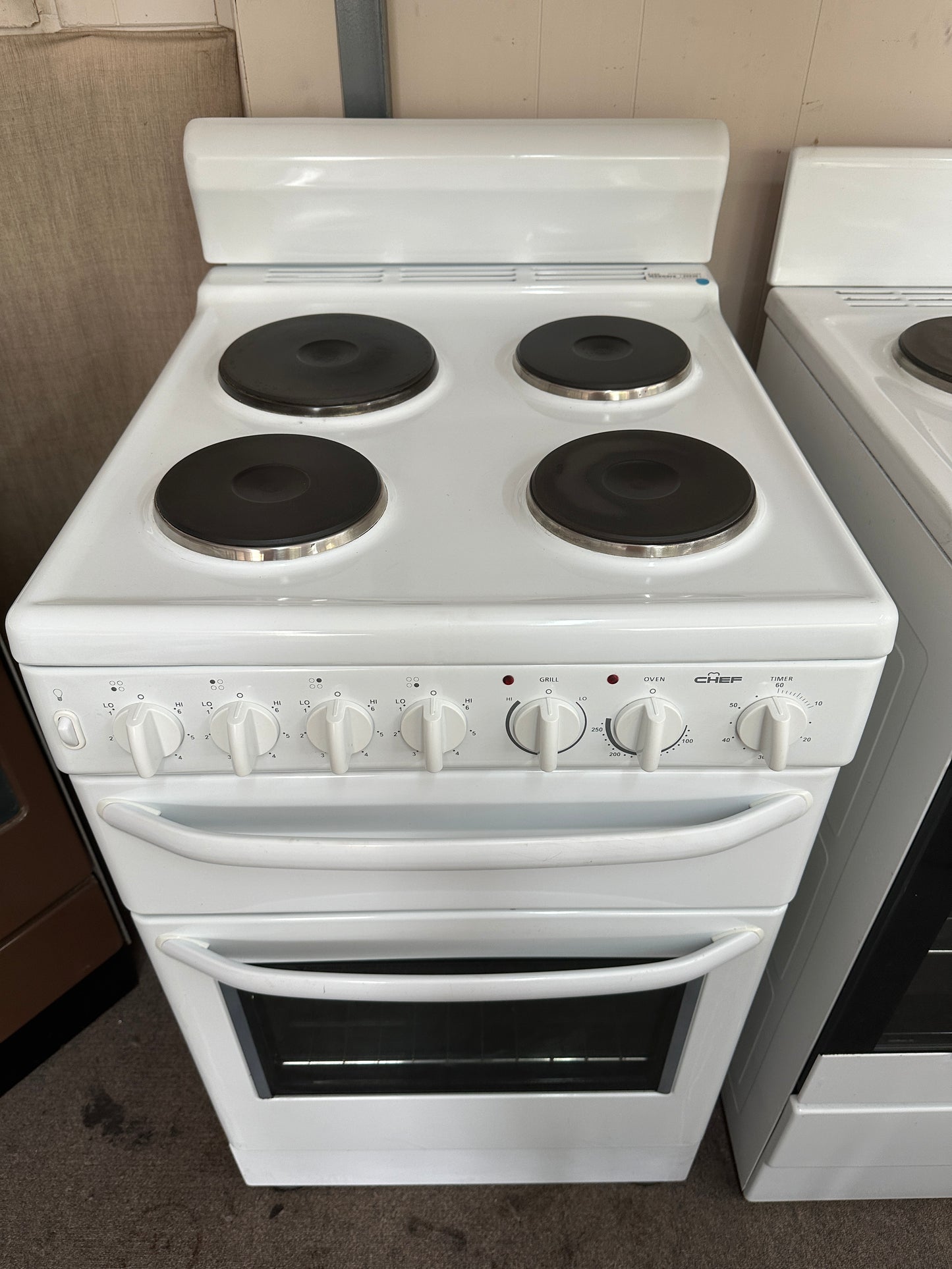 Chef 54cm Upright Cooker Freestanding Electric Stove