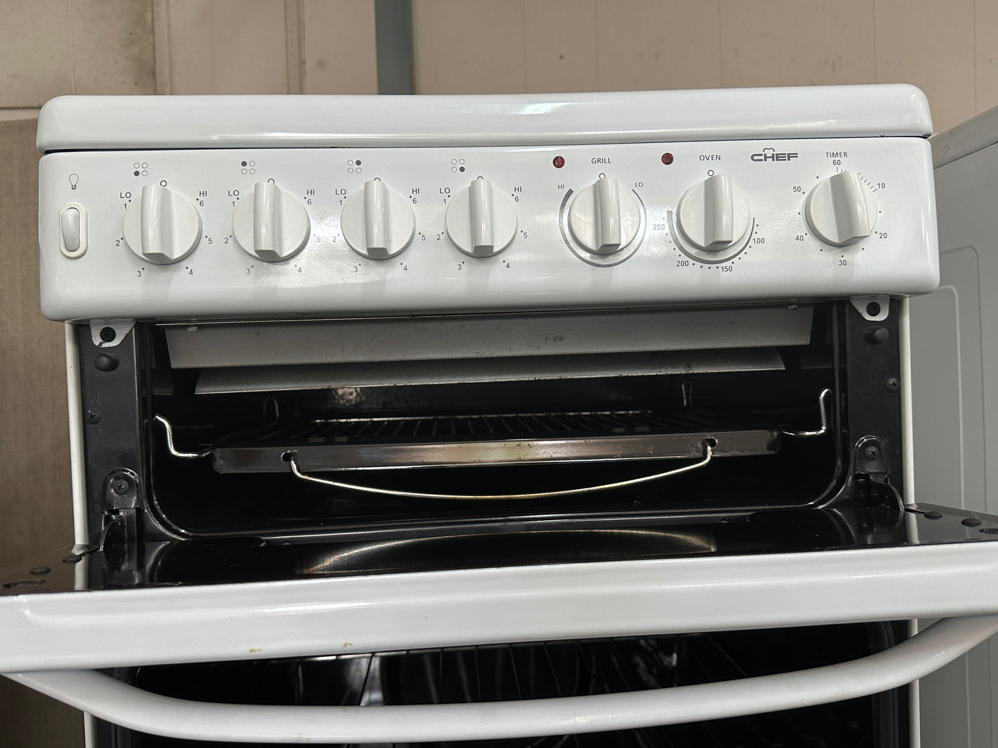 Chef 54cm Upright Cooker Freestanding Electric Stove