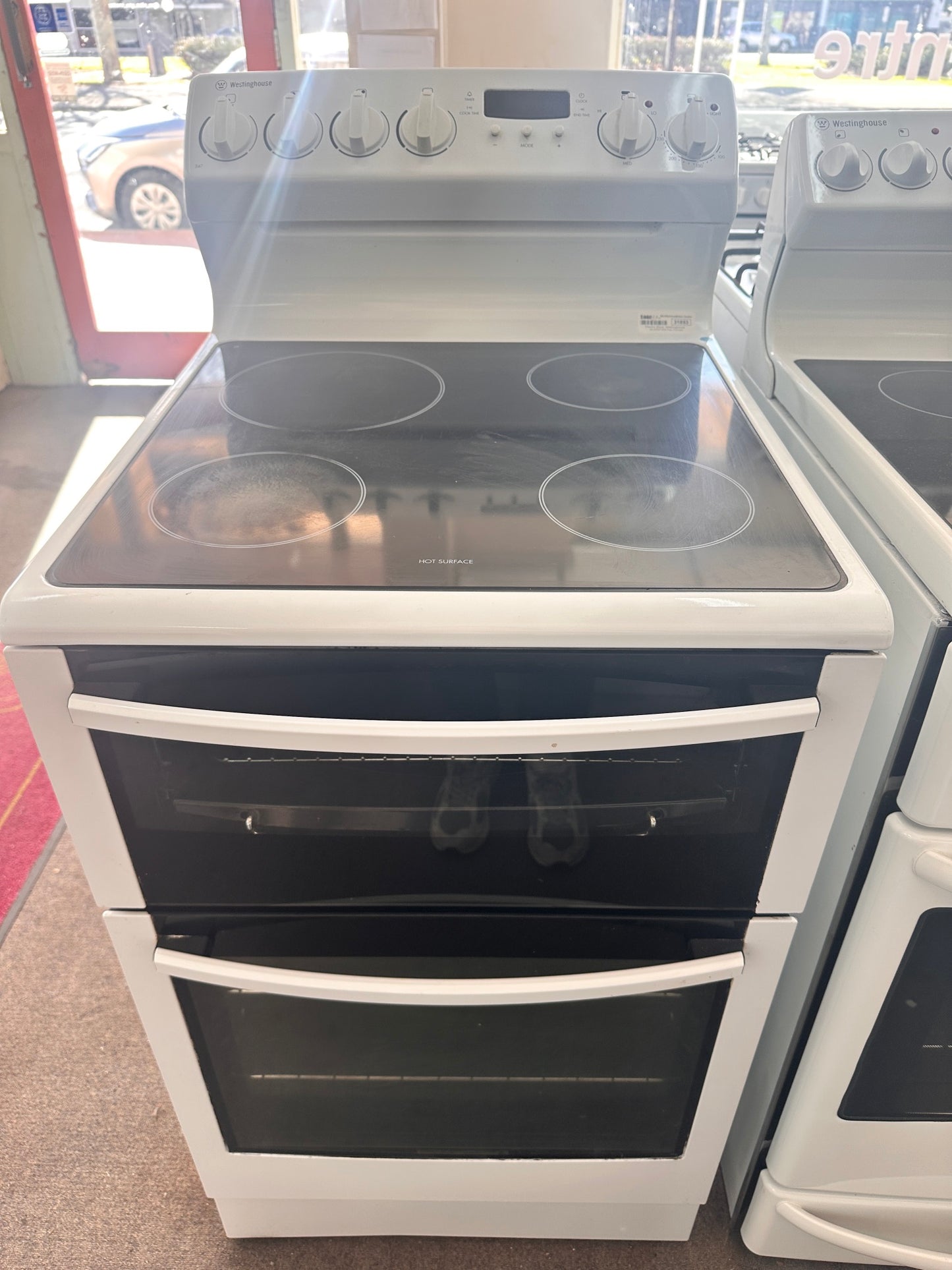 Westinghouse 54cm Fan forced Electric Freestanding Stove WLE547WA