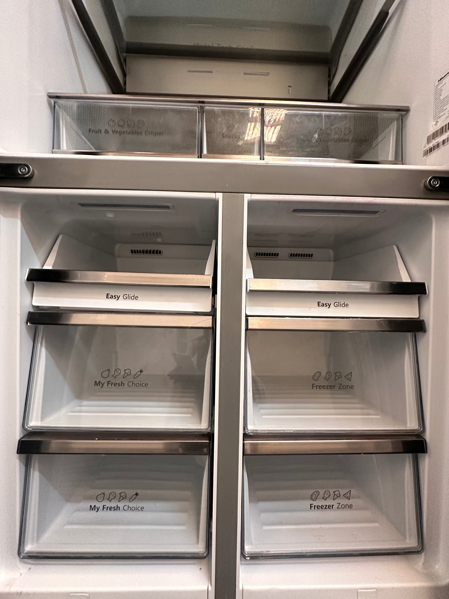 Hisense PureFlat French Door Fridge Freezer 609L HRCD609B Black