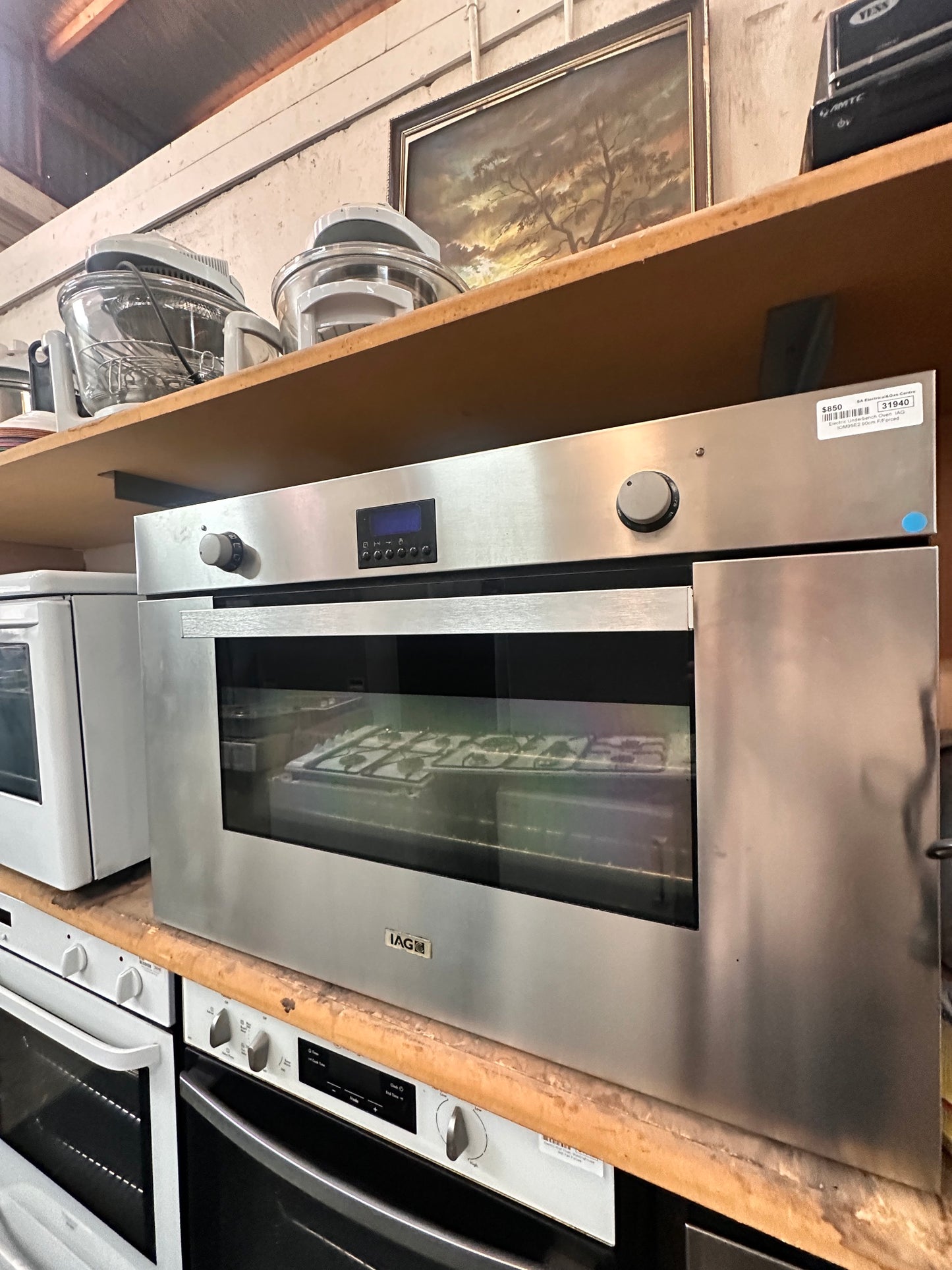IAG 90cm Fan Forced Electric Underbench Oven IOM9SE2
