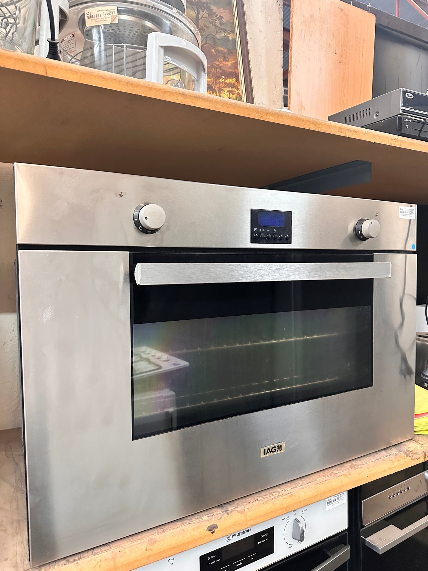 IAG 90cm Fan Forced Electric Underbench Oven IOM9SE2