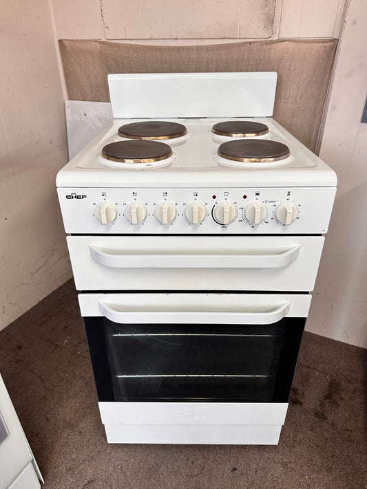 Chef 54cm Upright Cooker Freestanding Electric Stove 535