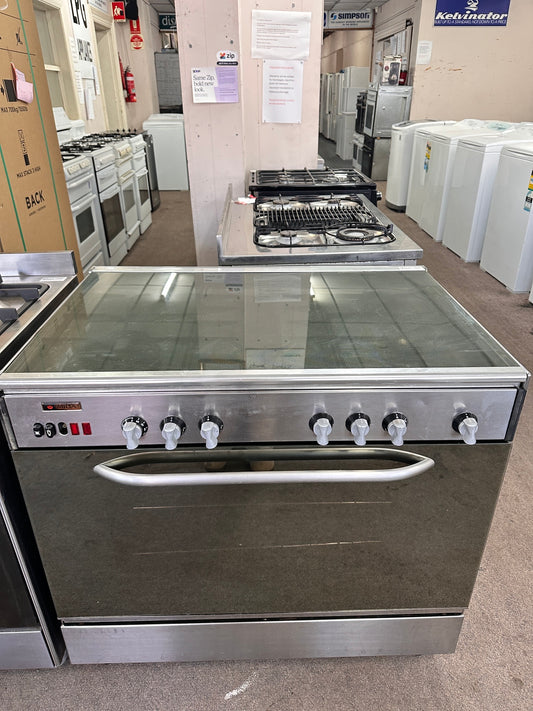 Emilia 90cm 5 Burner Fan Forced Natural Gas Freestanding Stove