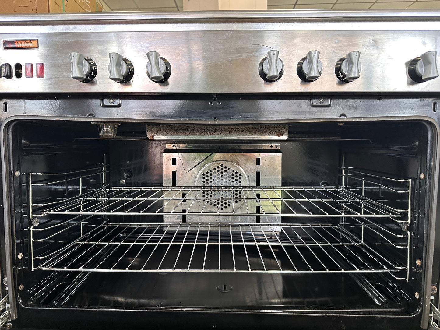 Emilia 90cm 5 Burner Fan Forced Natural Gas Freestanding Stove