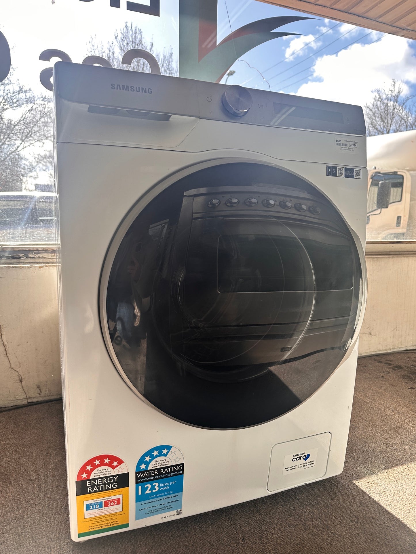 Samsung front load washing machine 12kg WW12TP04SDH/SA