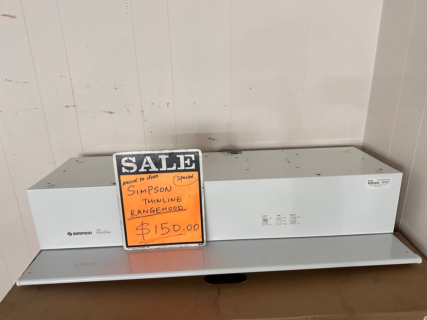 Simpson Thiline Rangehood 90cm RCHR9W