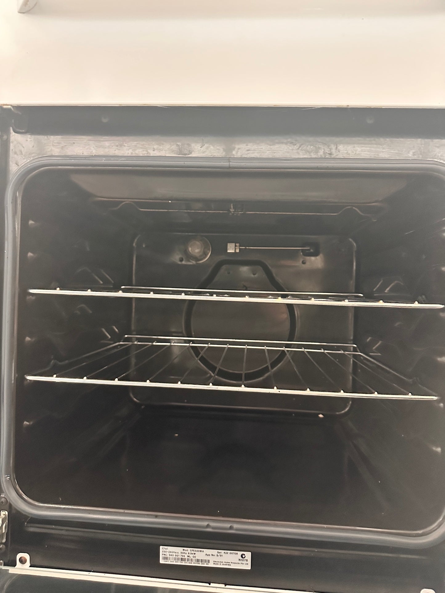 Chef 54cm Upright Cooker Freestanding Electric Stove 535