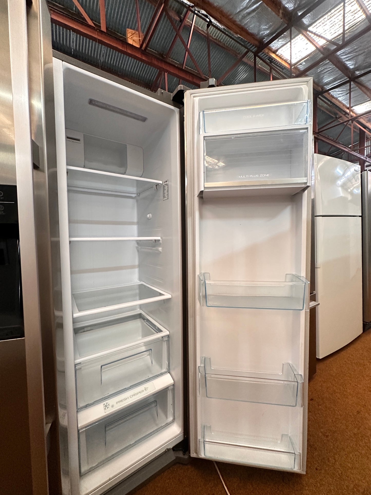 Smeg Side by Side Fridge Freezer 608L SR590X Stainless