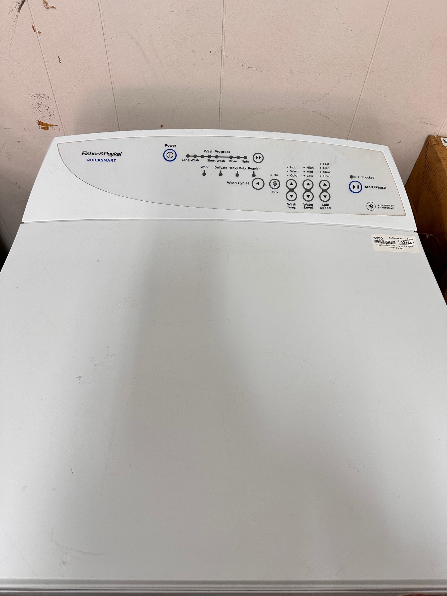 Fisher & Paykel Top Loader Washing Machine 5.5kg MW513
