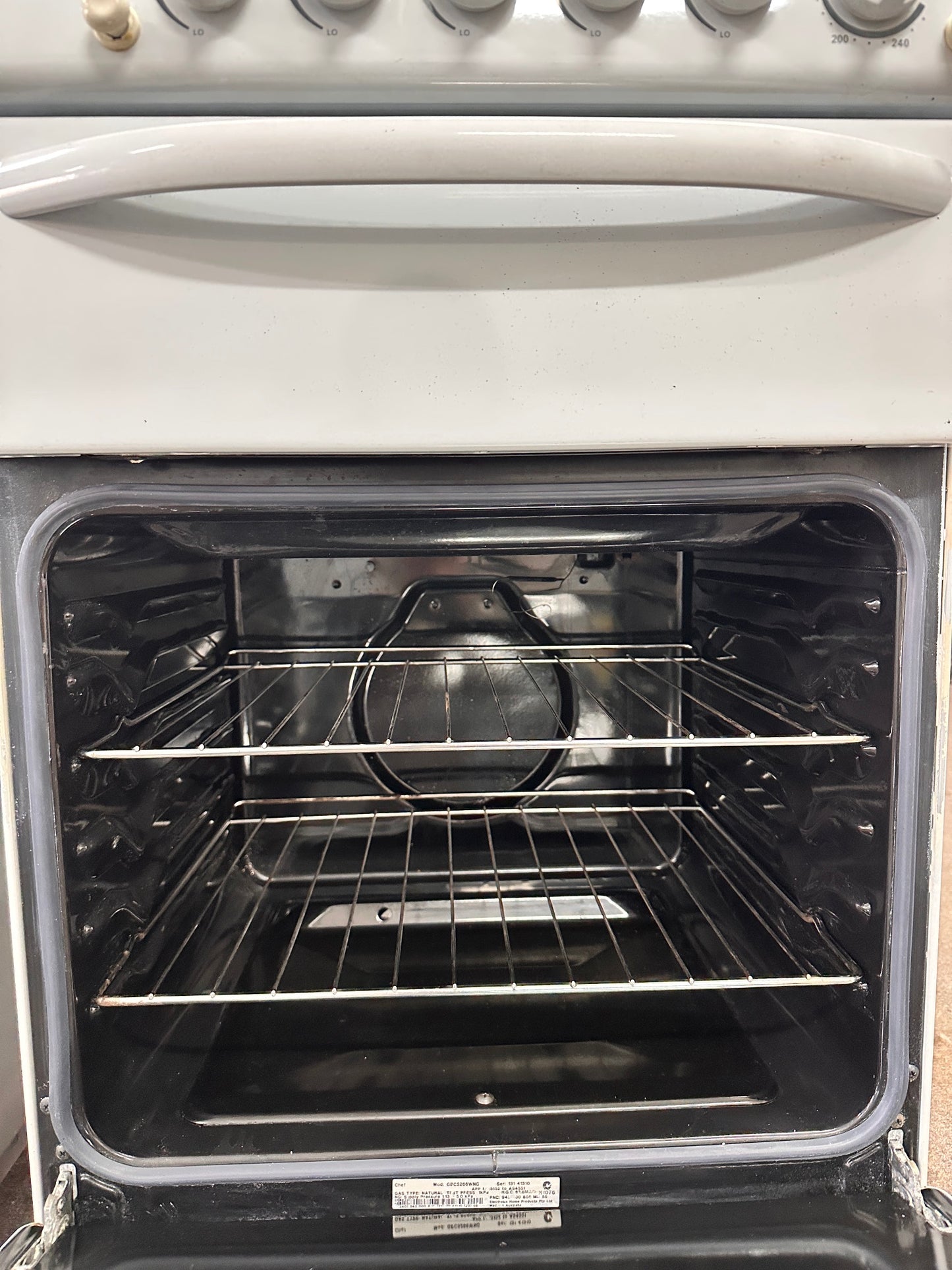 Chef 54cm Natural Gas Freestanding Stove 540