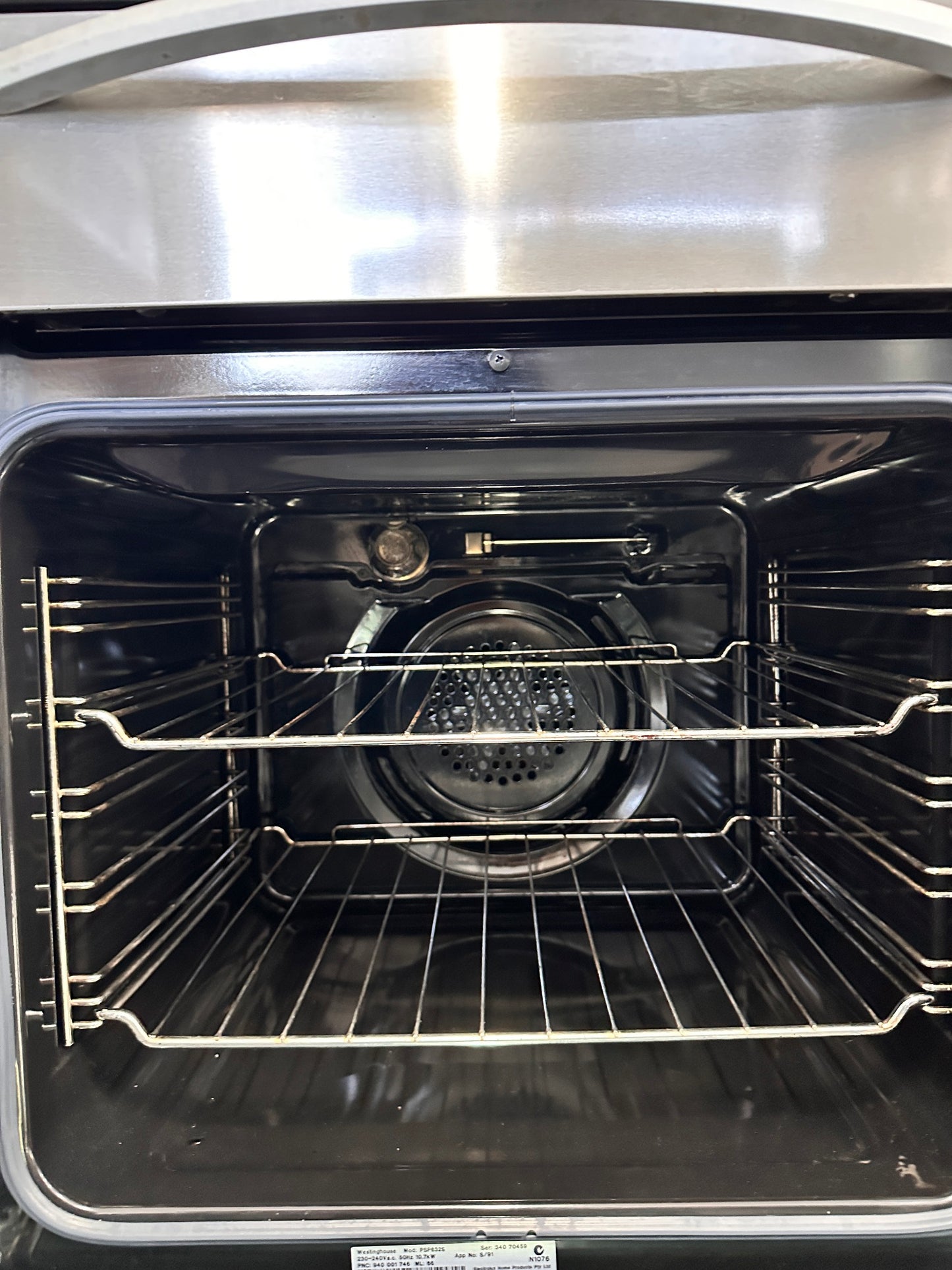 Westinghouse 60cm Fan forced Electric Freestanding Stove PSP632S