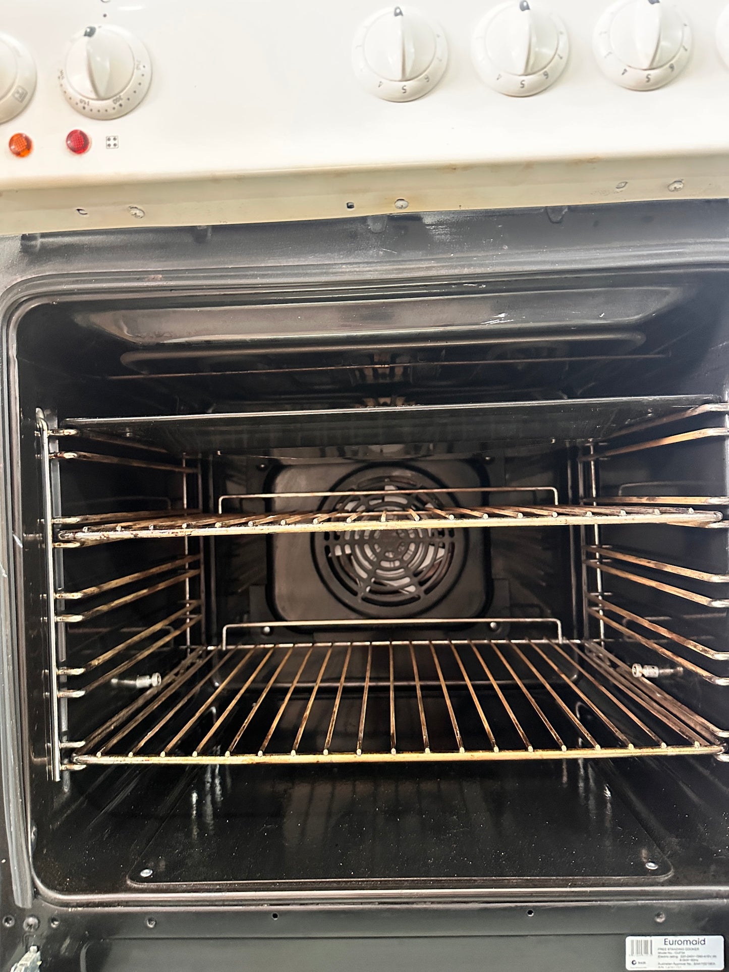 Euromaid 54cm Fan Forced Upright Cooker Freestanding Electric Stove CUF54