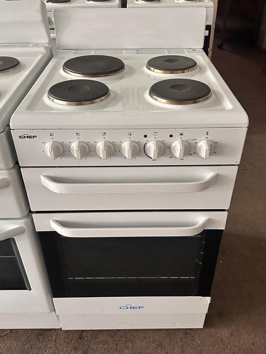 Chef 54cm Upright Cooker Freestanding Electric Stove 535