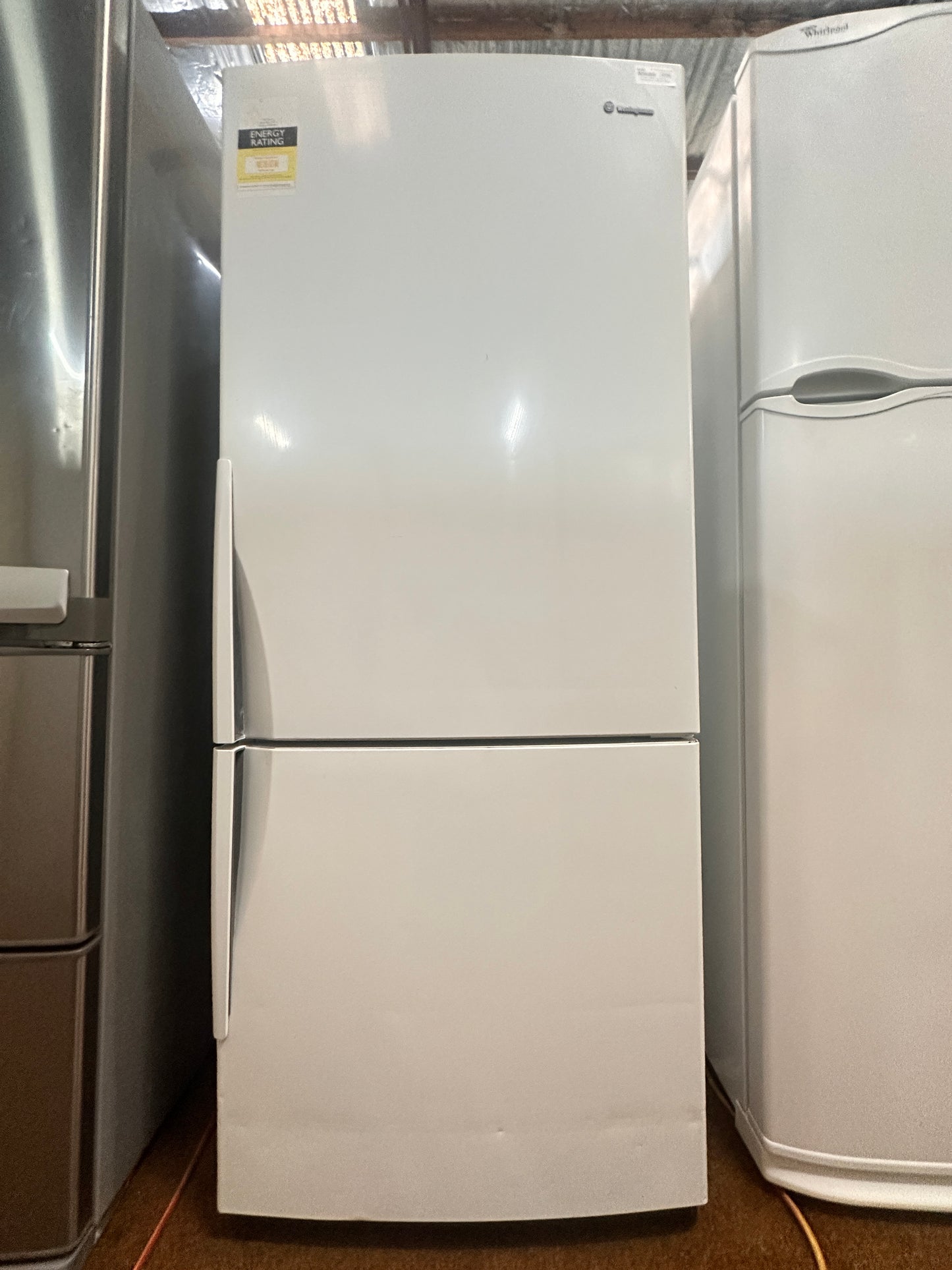 Westinghouse Bottom Mount Fridge Freezer 430L WBM4300WB-R