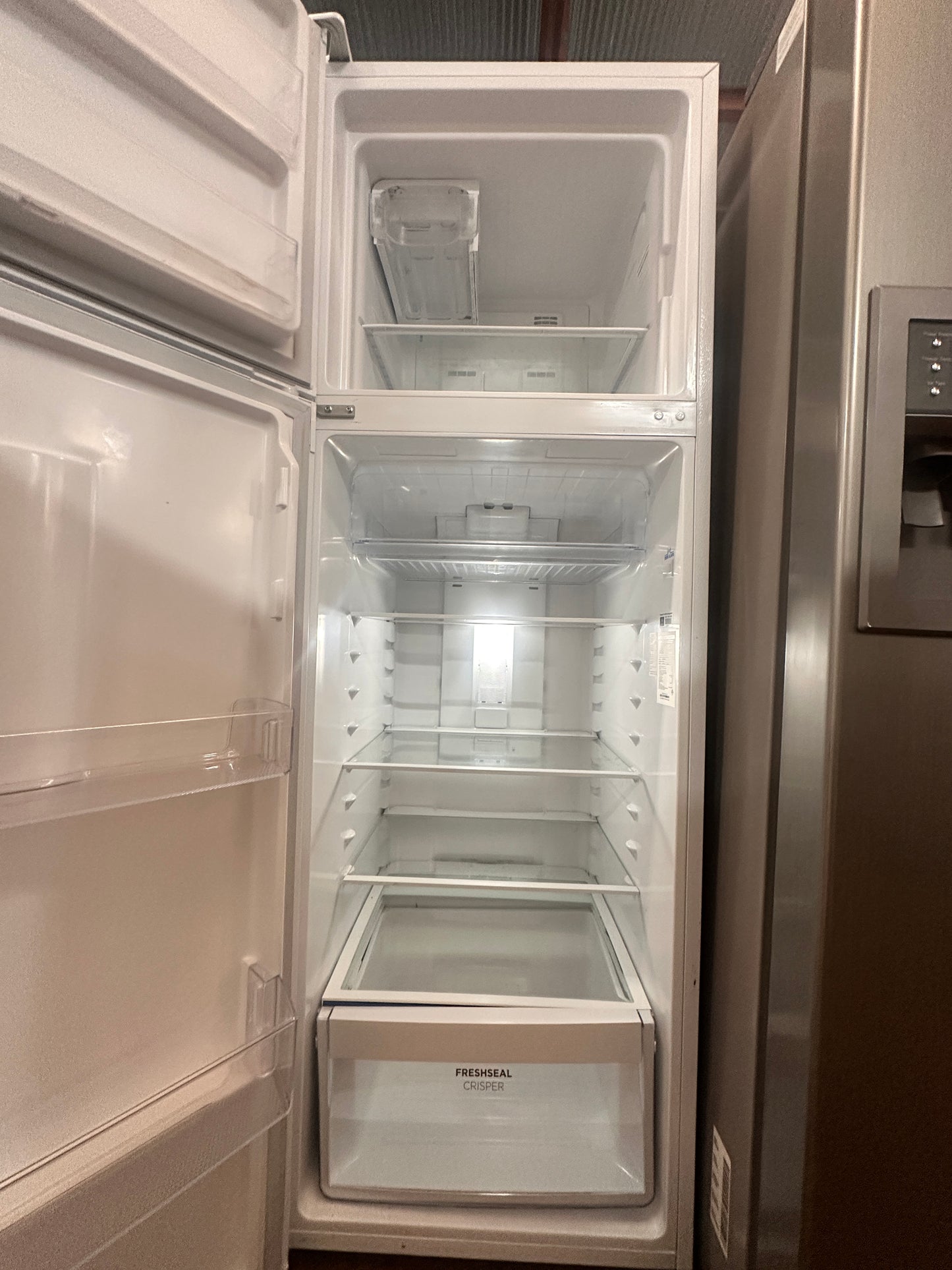 Westinghouse Top Mount Fridge Freezer 369L WTM3400WK