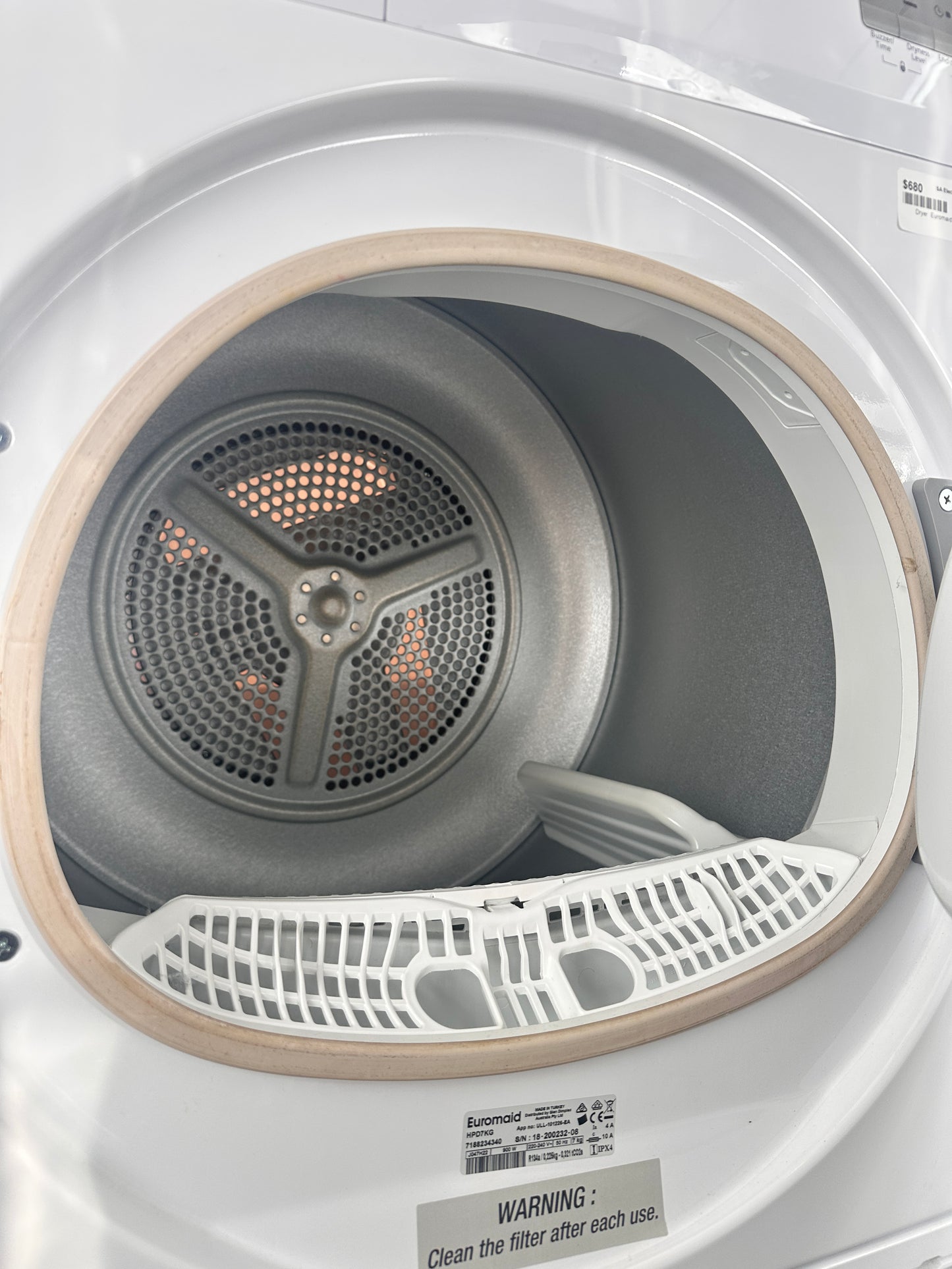Euromaid Heat Pump Dryer 7kg HPD7KG