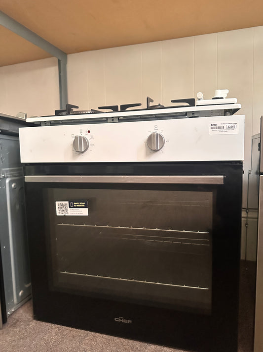 Chef Fan Forced Electric Underbench Oven CVE612WB