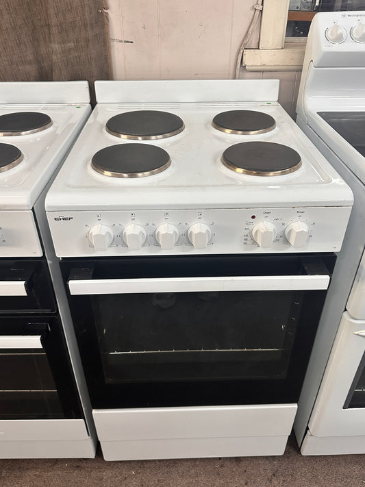 Chef 54cm Upright Cooker Freestanding Fan Forced Electric Stove 536