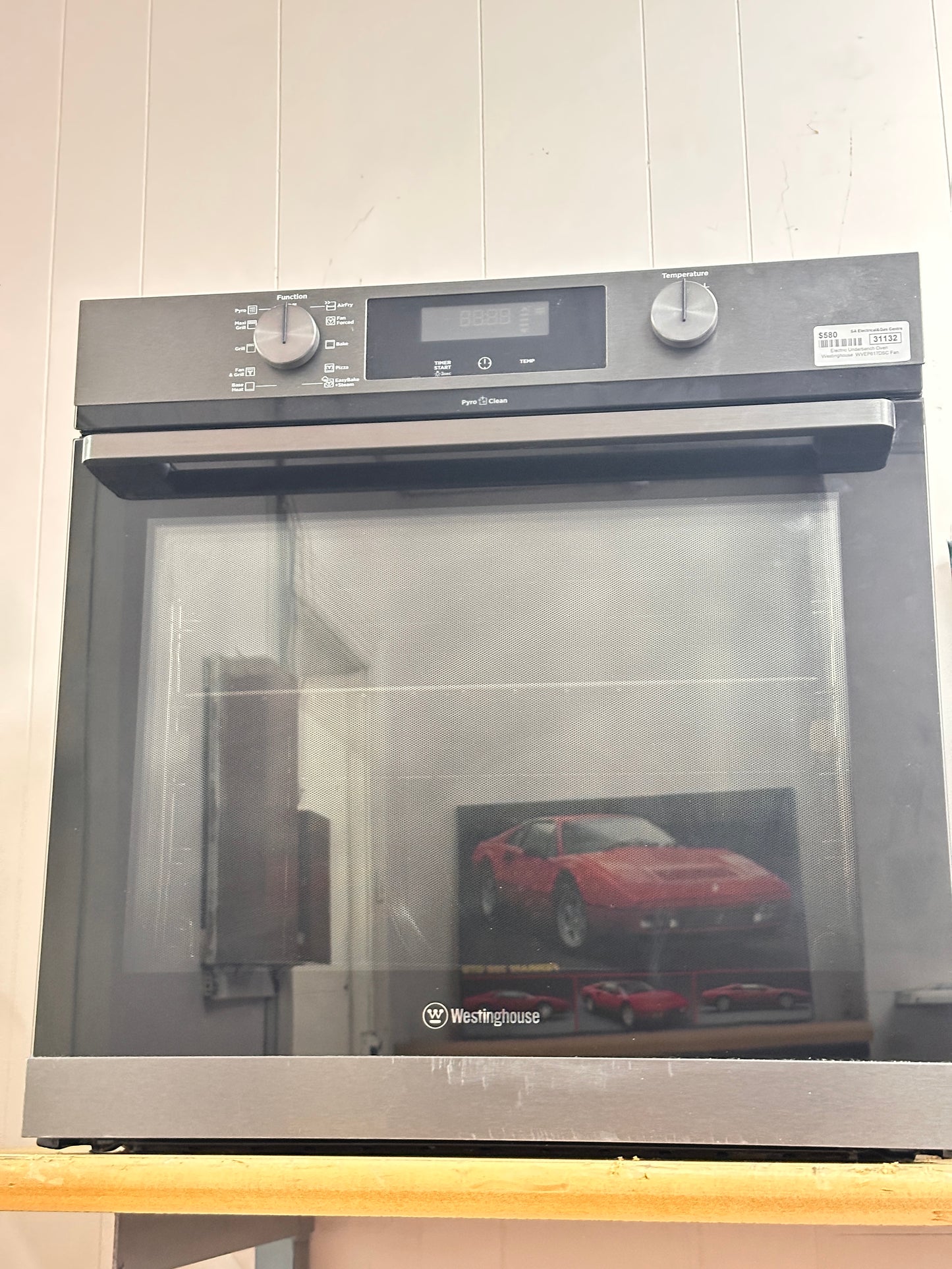 Westinghouse Fan Forced Electric Underbench Oven WVEP617DSC Black