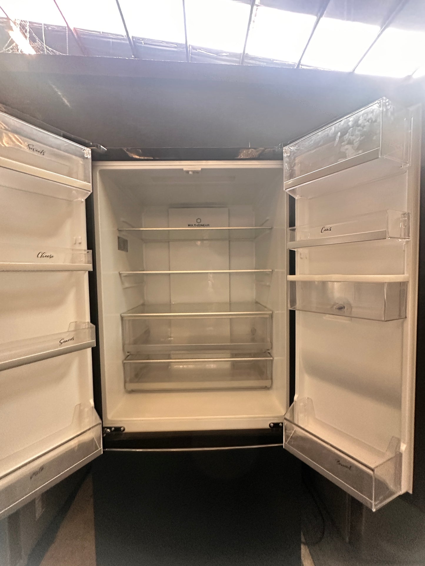 Haier French Door Fridge Freezer 489L HRF520FHC Black
