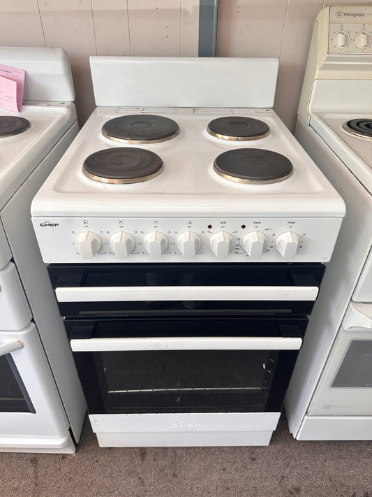 Chef 54cm Upright Cooker Freestanding Electric Stove 533