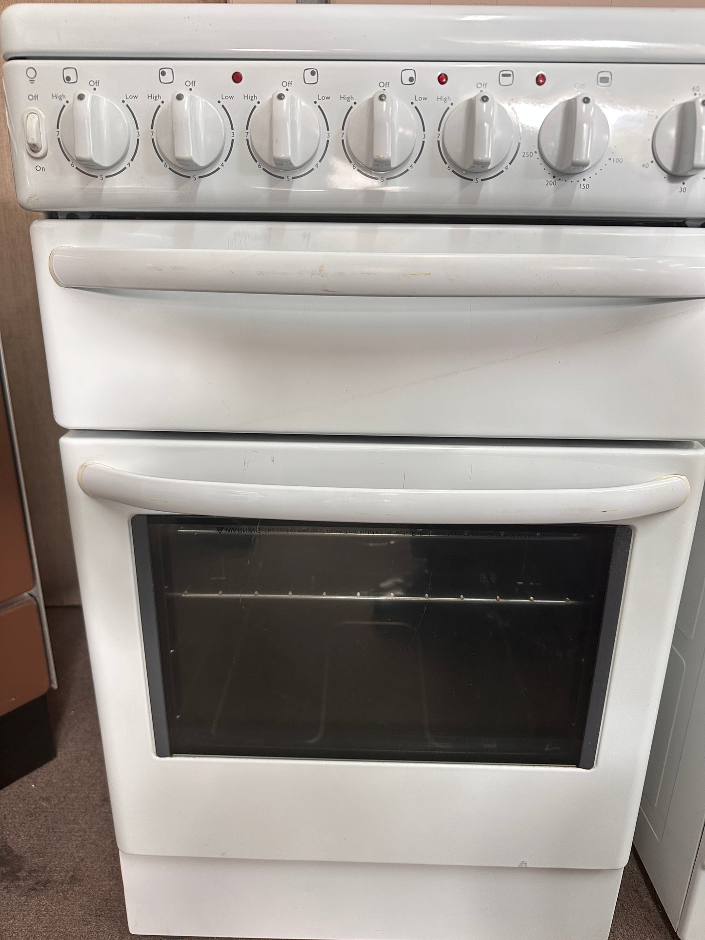 Chef 54cm Upright Cooker Freestanding Electric Stove