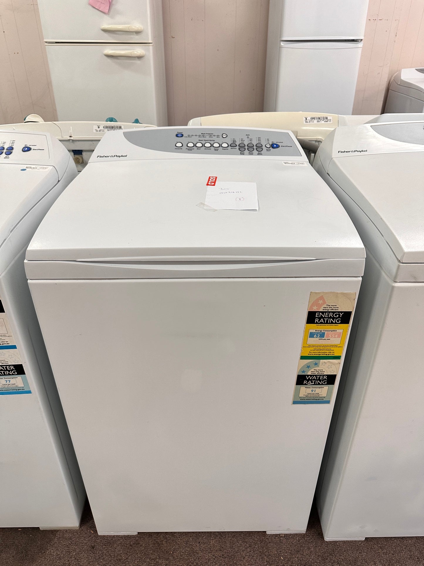 Fisher & Paykel Top Loader Washing Machine 6.5kg GW612