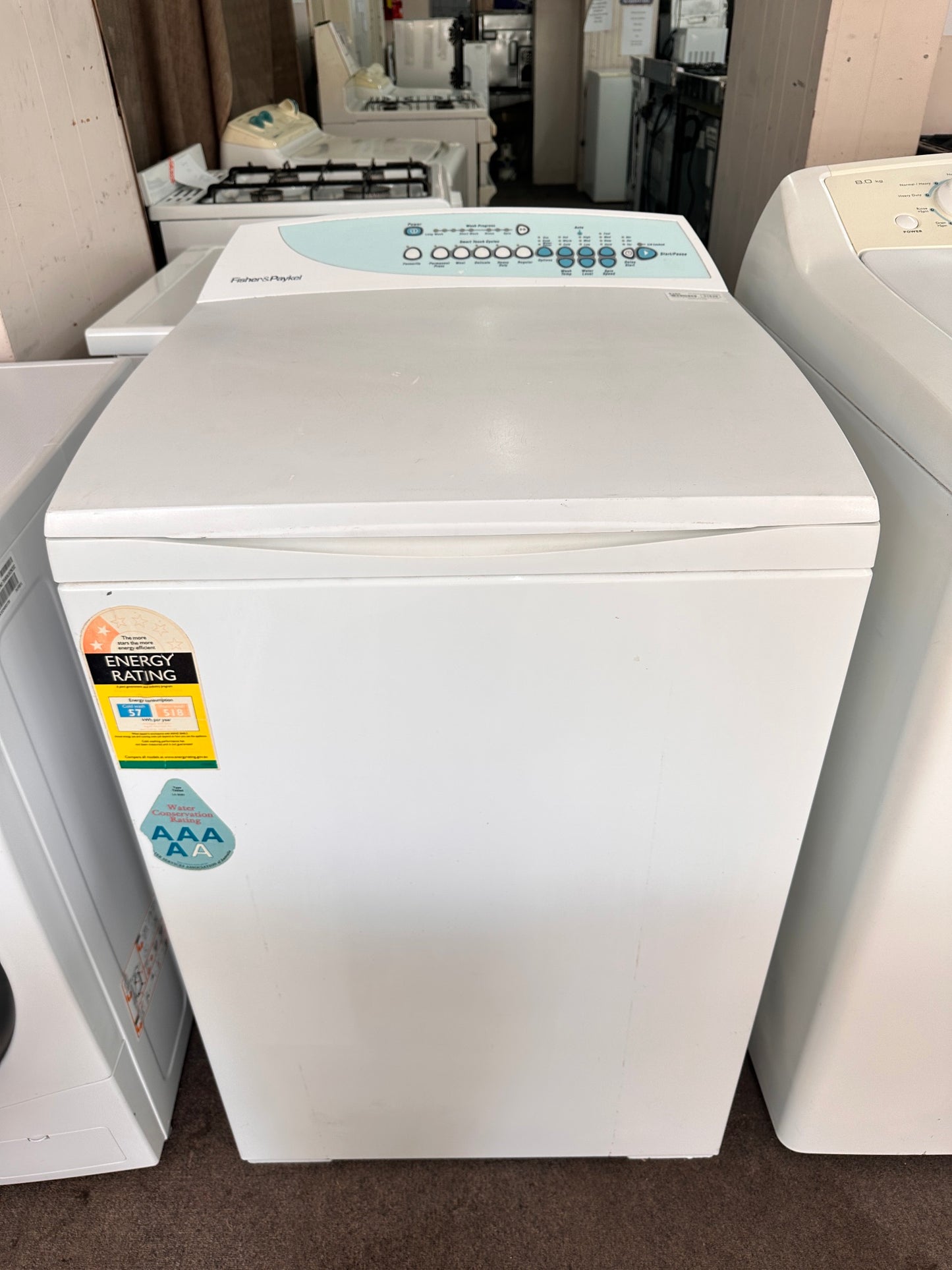 Fisher & Paykel Top Loader Washing Machine 6.5kg GW612