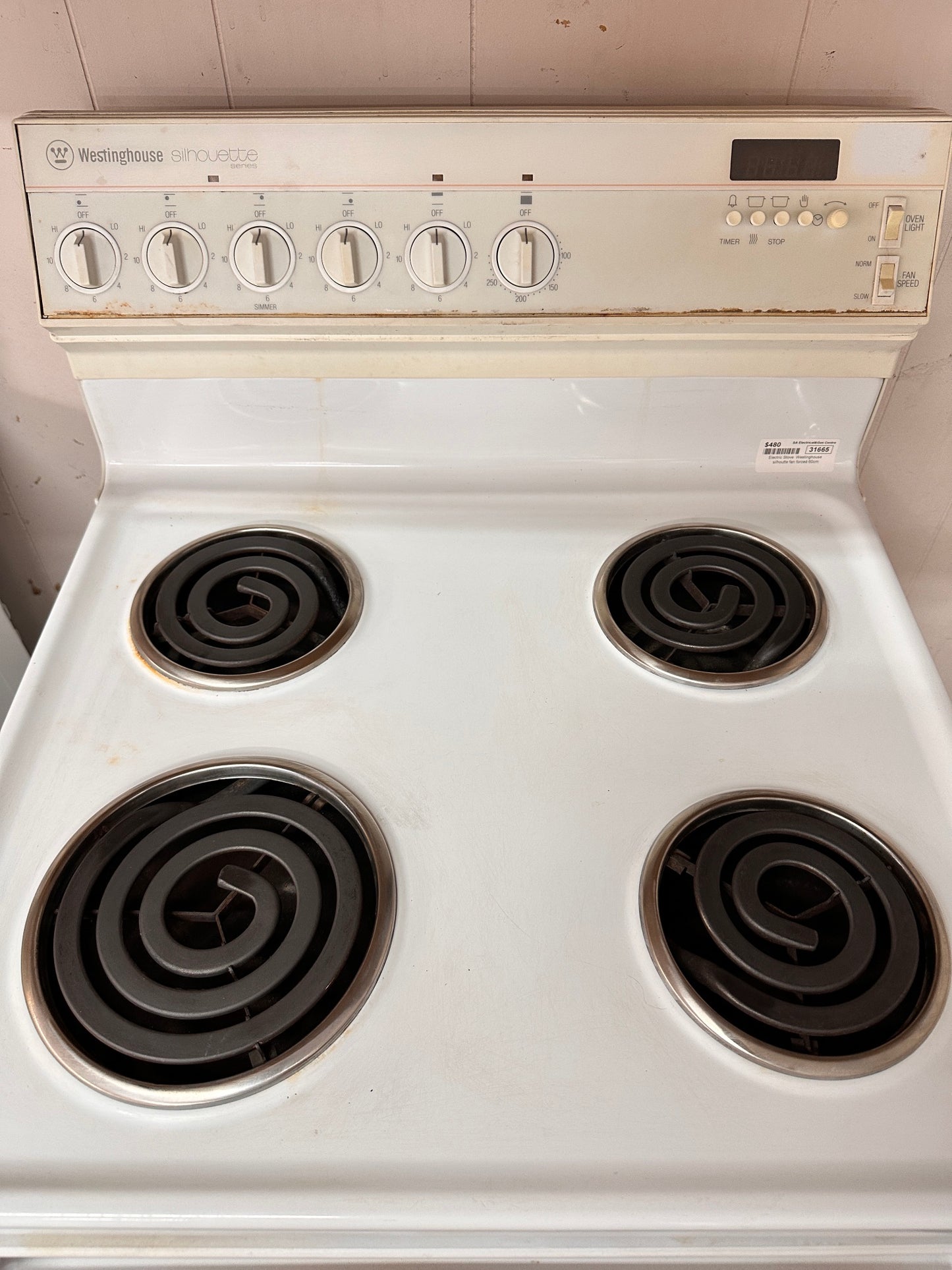 Westinghouse 60cm Fan forced Electric Freestanding Stove PAD620QFWO*20