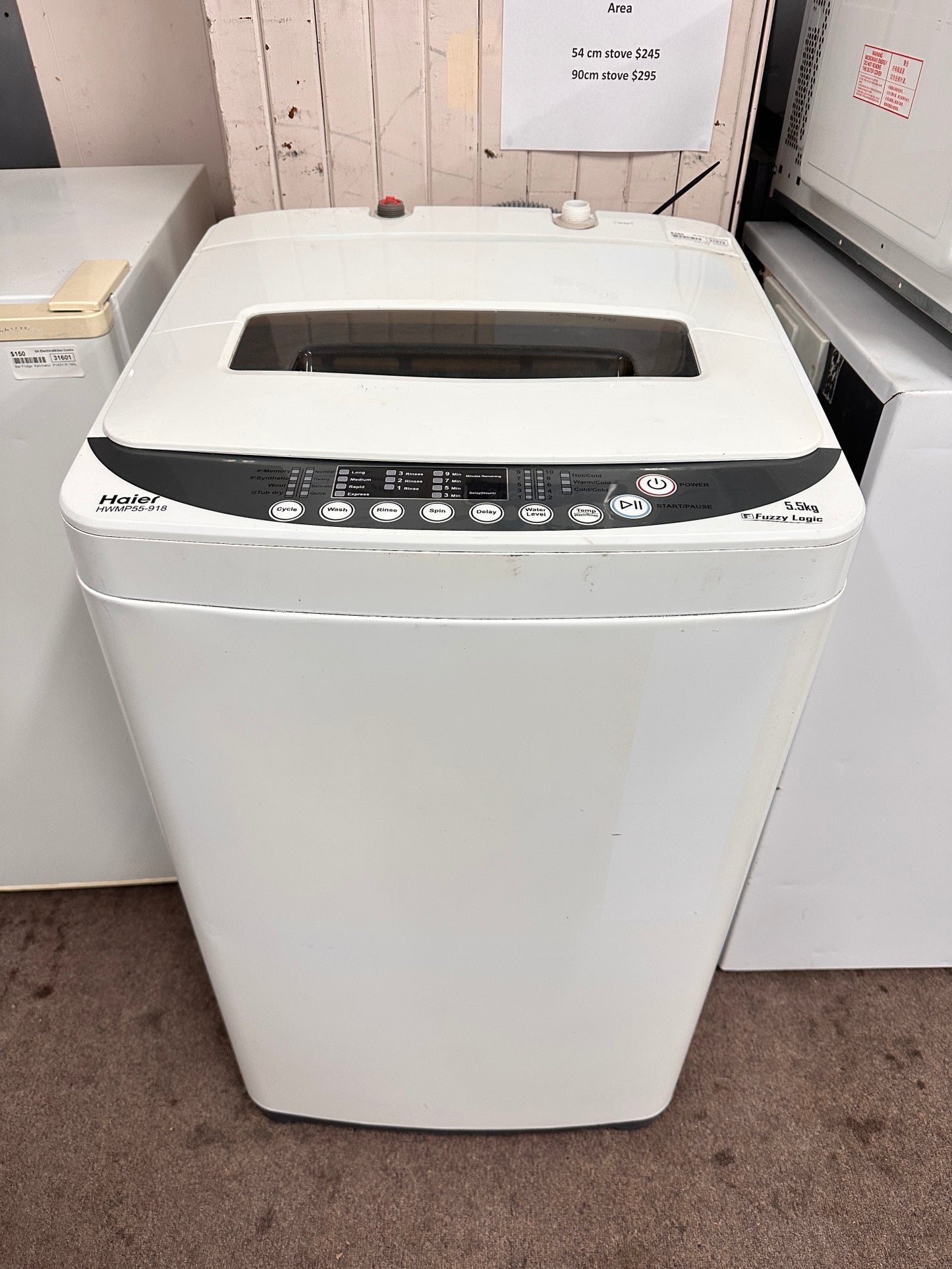 Haier Top Loader Washing Machine 5.5kg HWMP55-918