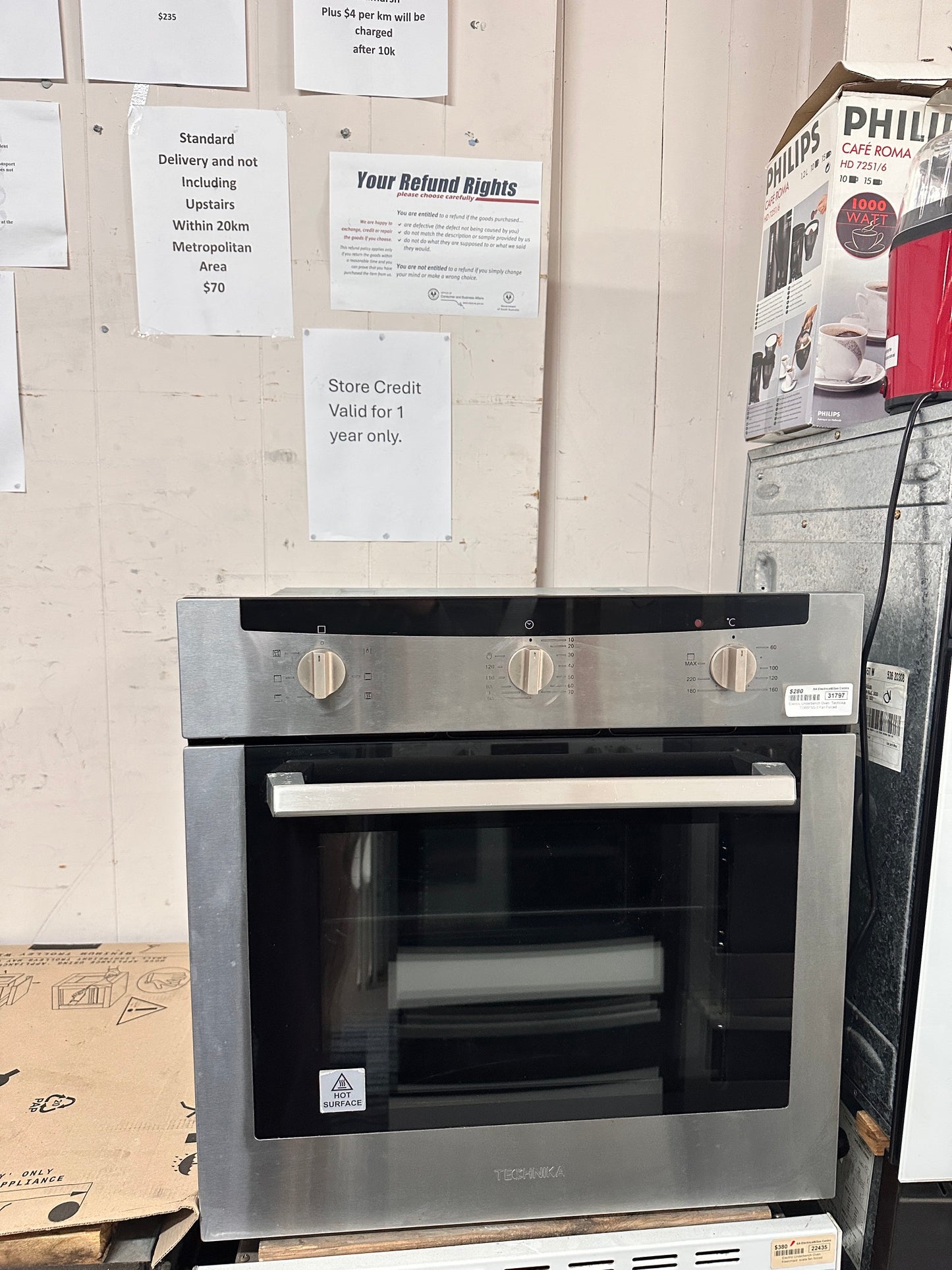 Technika Fan Forced Electric Underbench Oven TO66PSS-3 Stainless