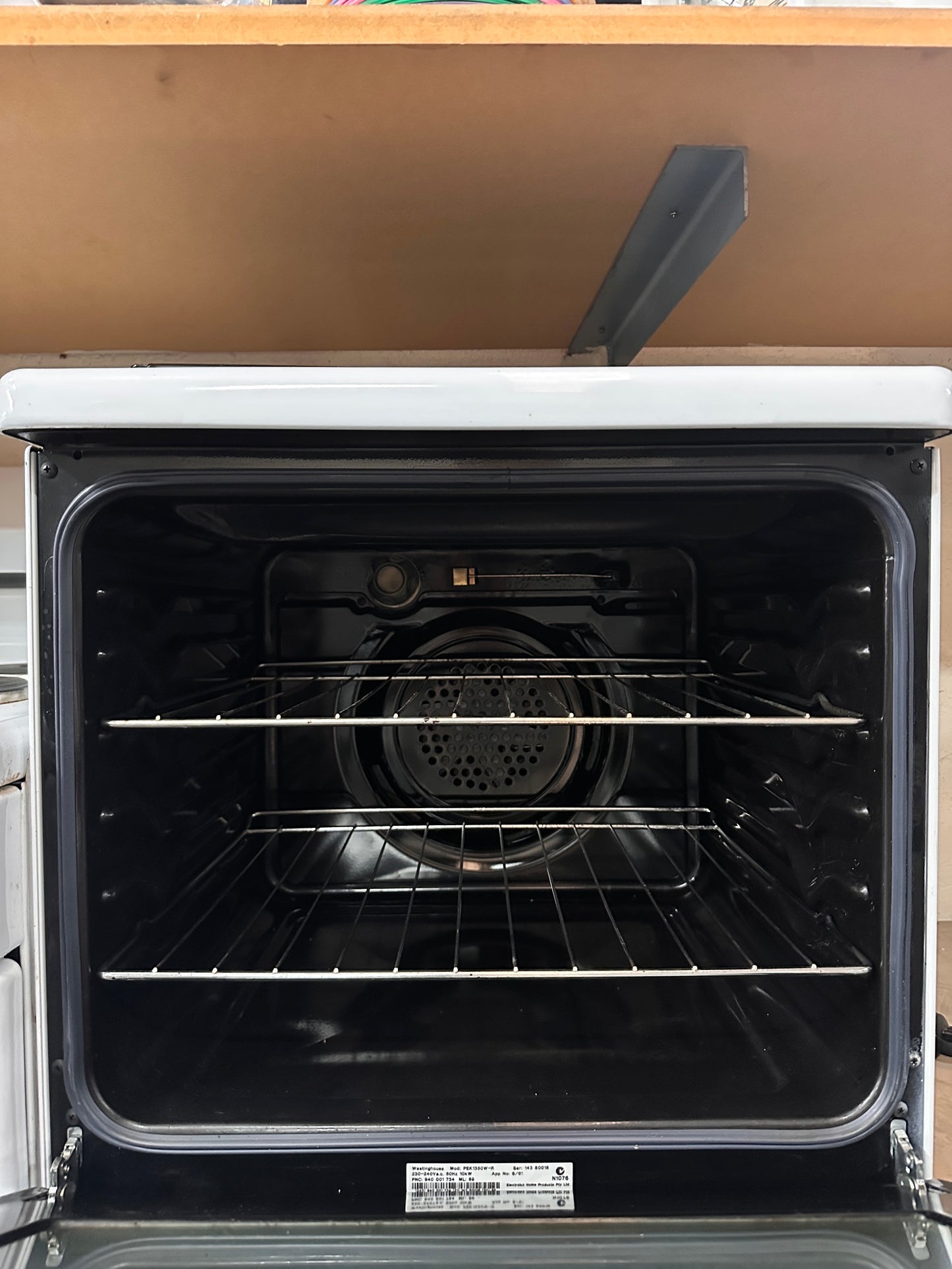 Westinghouse Fan Forced Electric Elevated Stove PEK1350W-R