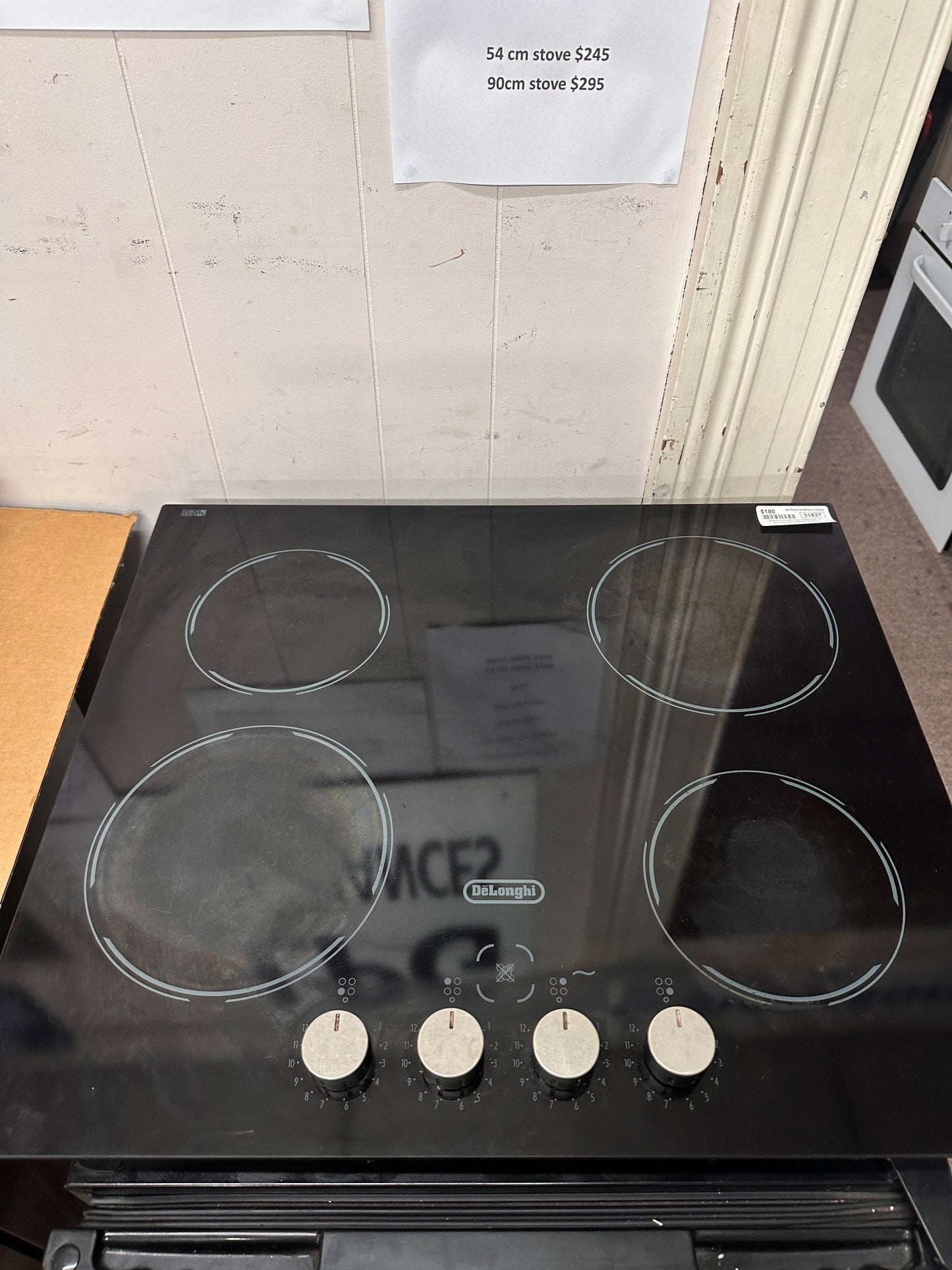 Delonghi 60cm Ceramic Electric Cooktop DECH60S