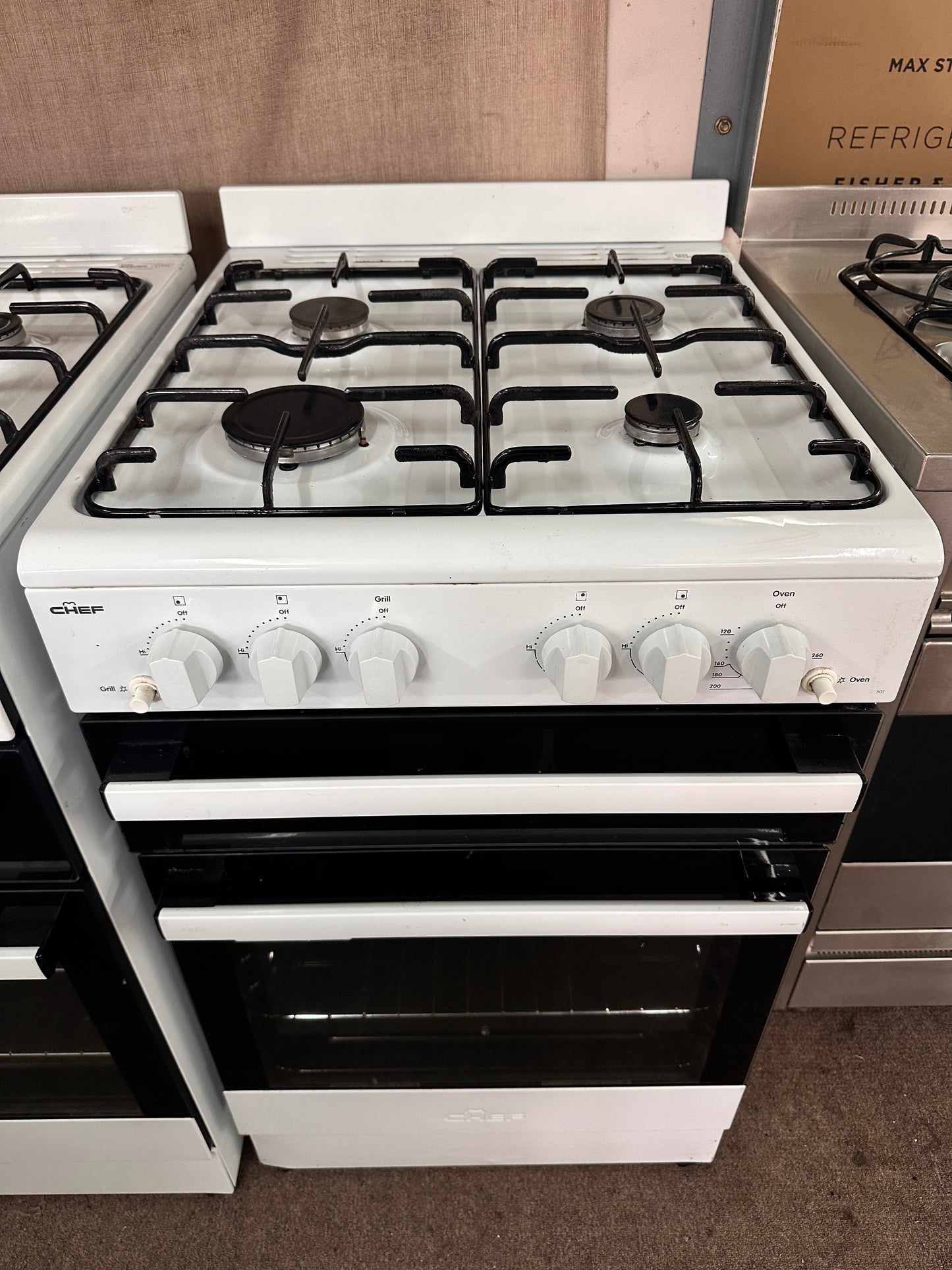 CHEF 54cm Natural Gas Freestanding Stove 501