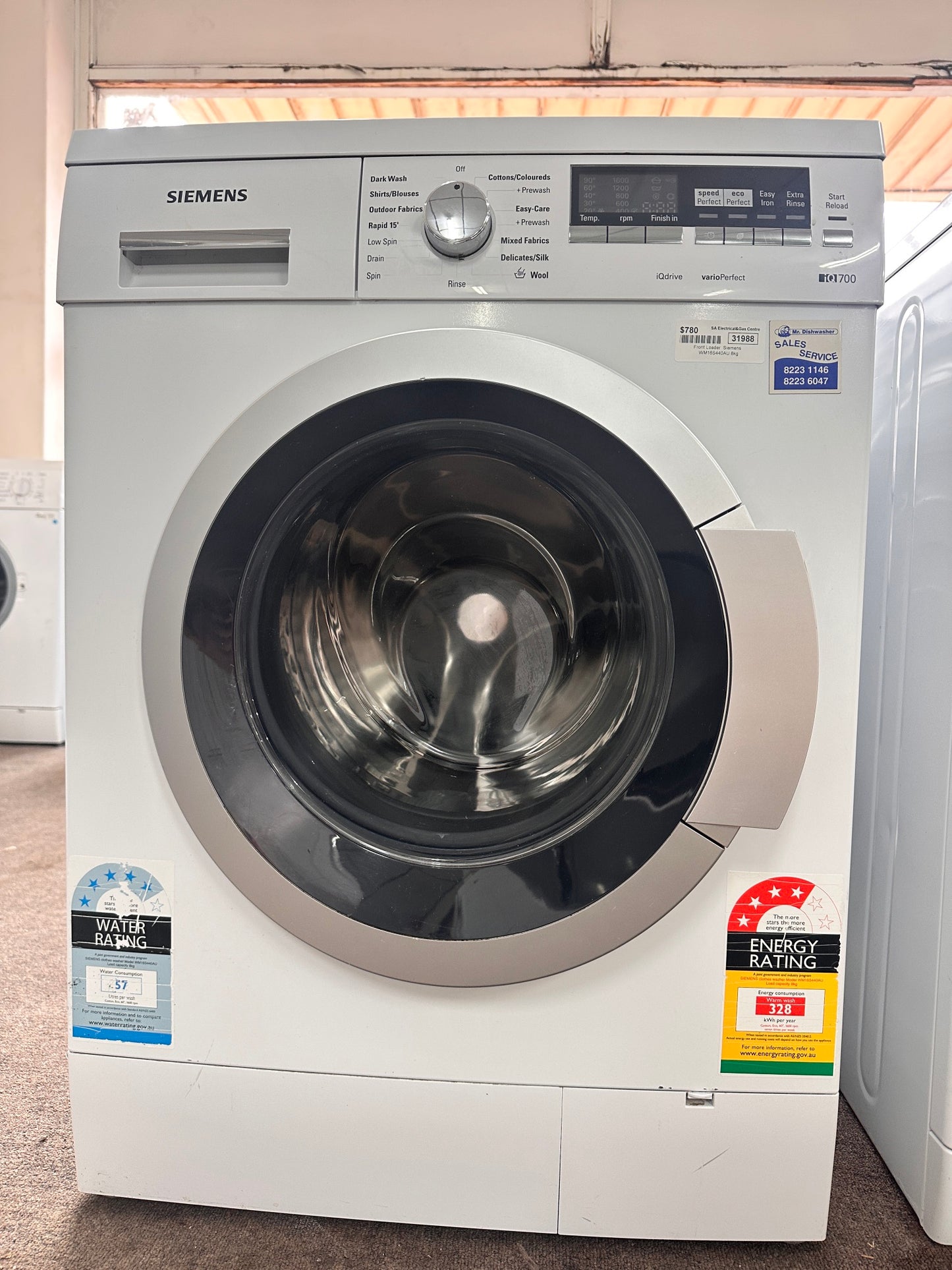 Siemens Front Load Washing Machine 8kg WM16S440AU