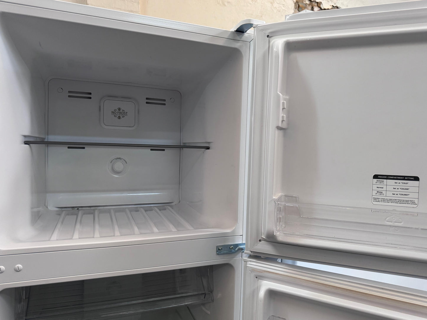 Heller Top Mount Fridge Freezer 362L, 6 months warranty (32337 M)