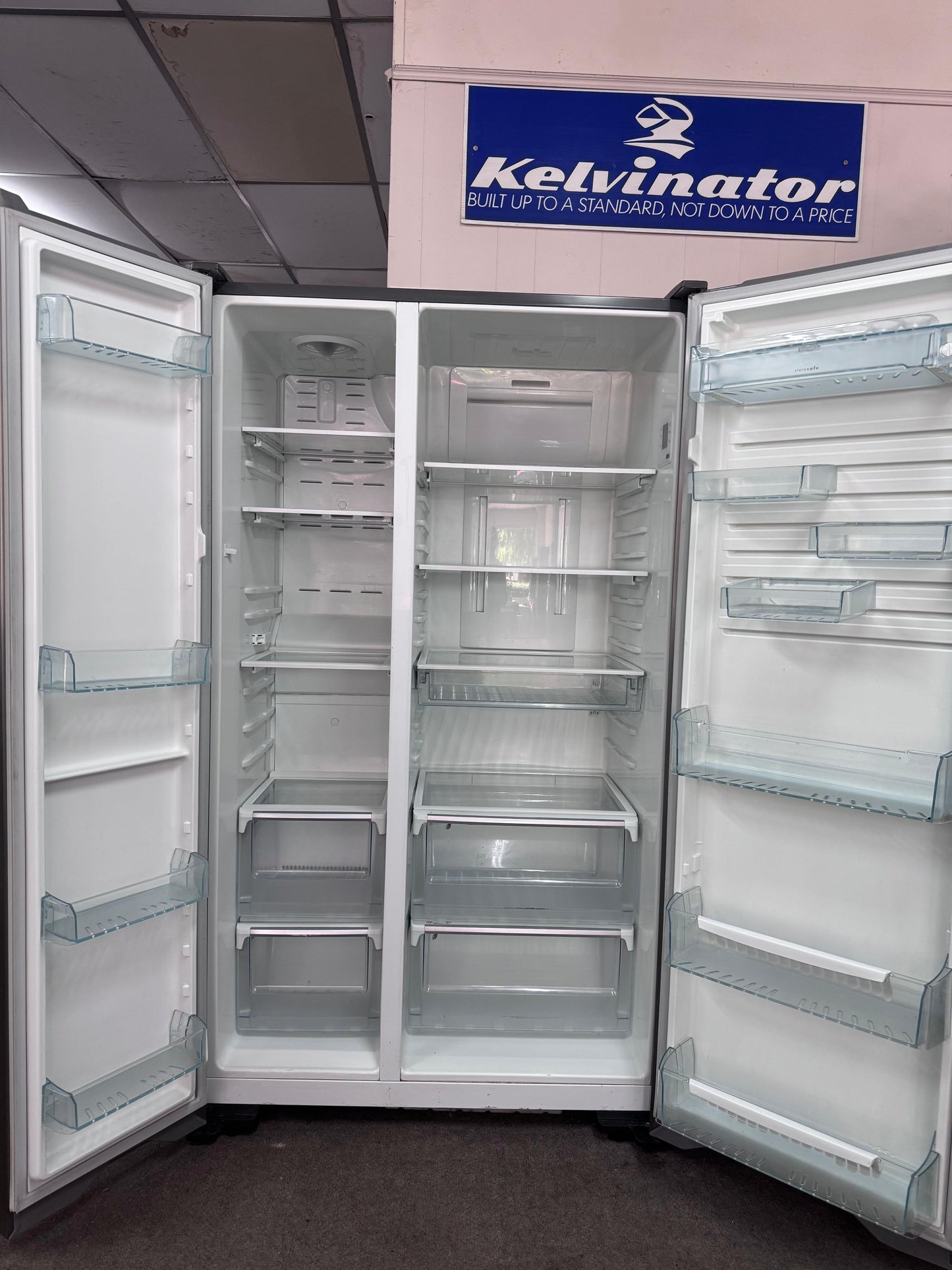 Westinghouse Side by Side Fridge Freezer 700L, Stainless Steel 32241 F