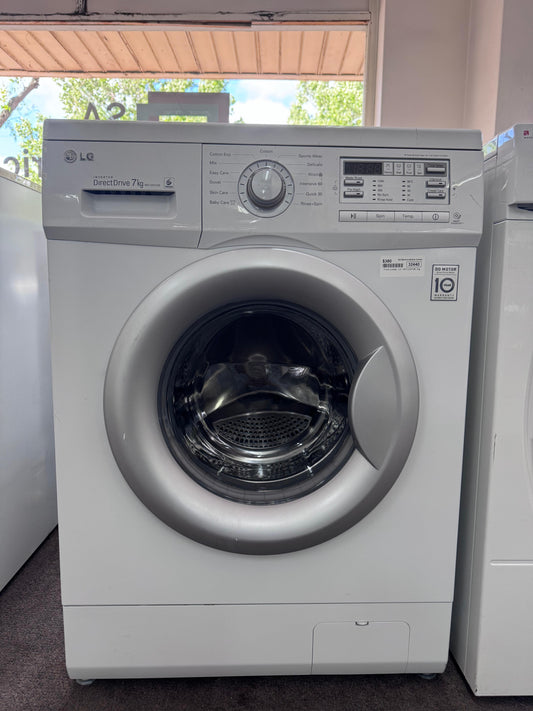 LG Front Loader Washing Machine 7kg, 6 months warranty (32440 F)