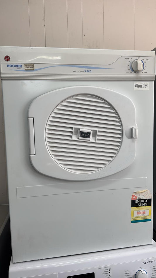Hoover Dryer 5kg, 6 months warranty (32448 F)