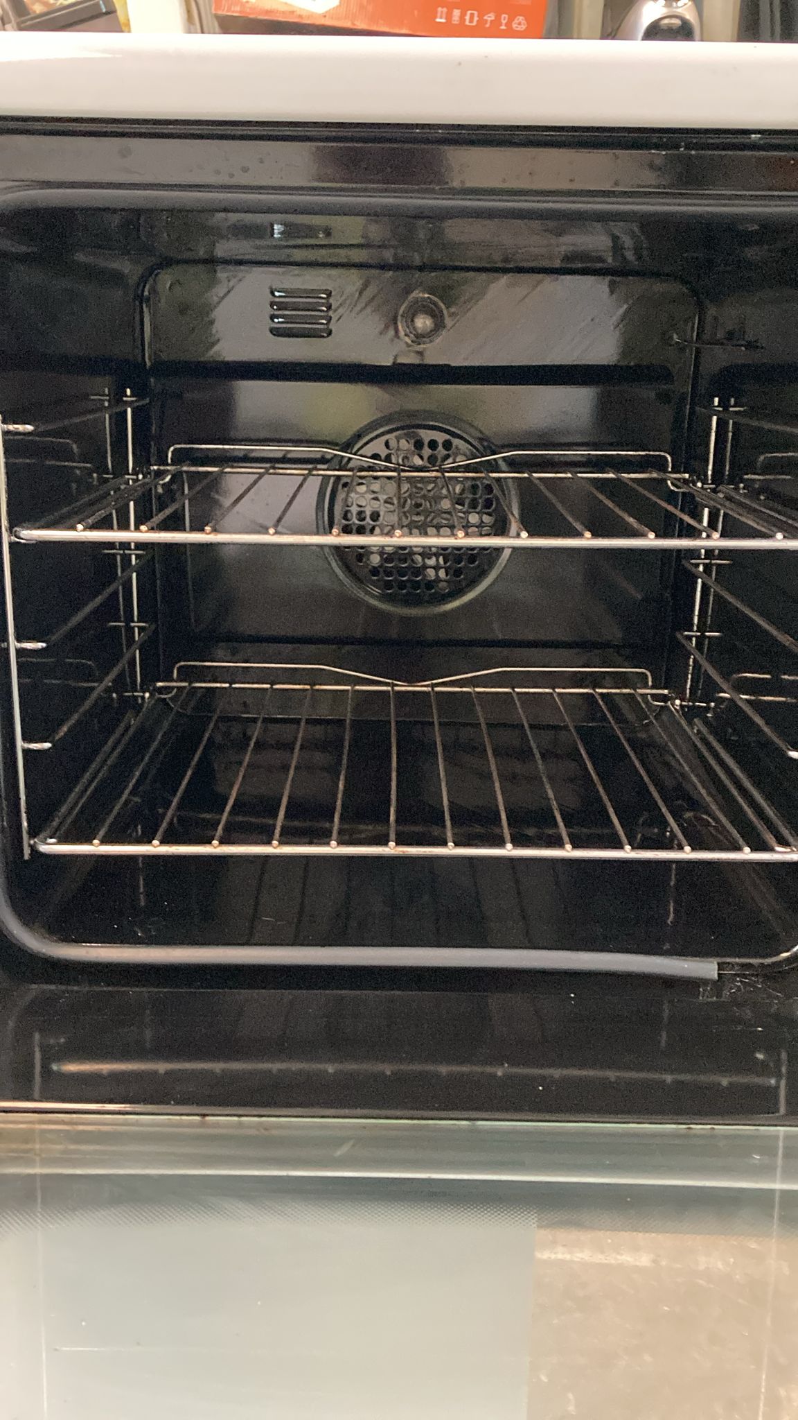Chef Fan Forced Elevated Electric Stove, Ceramic Top EEC1380W (33126)