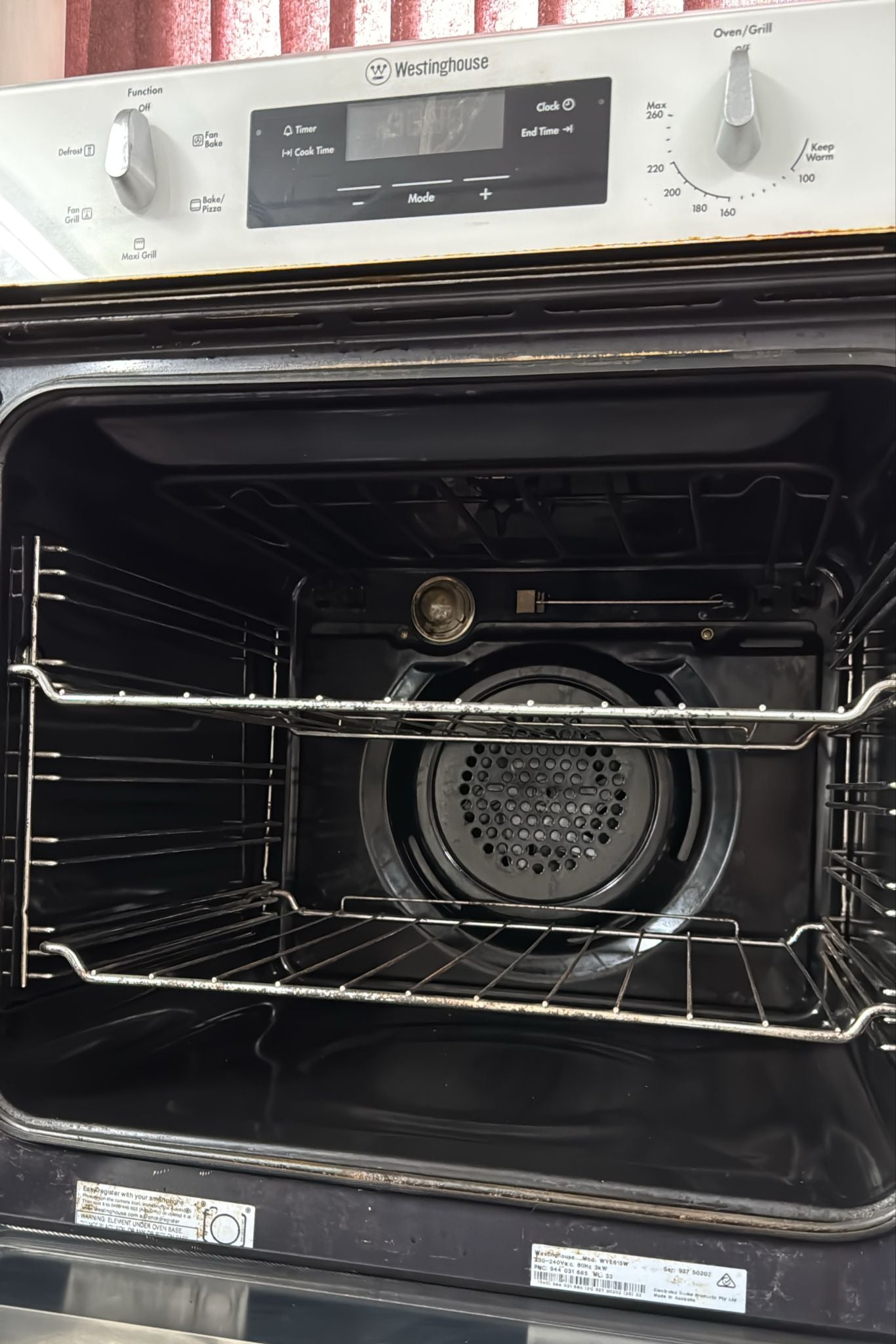 Westinghouse WVE615W Electric Underbench Oven, Fan Forced (33198)