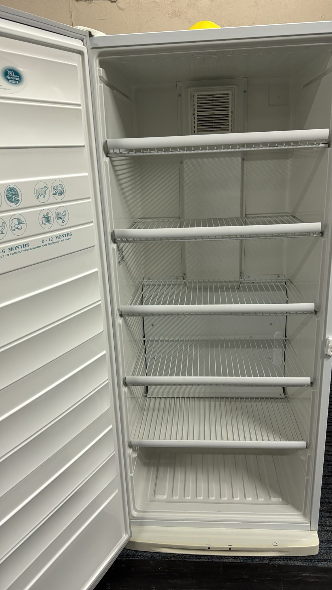 Westinghouse Upright Freezer Only 380L, FJ383 (33226)