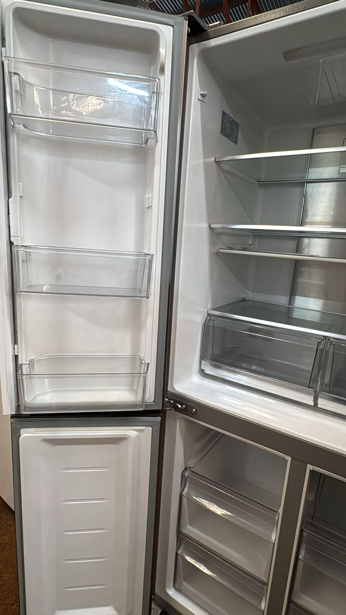 Haier Quad Door Fridge Freezer 516L, HRF516YHS (33251)
