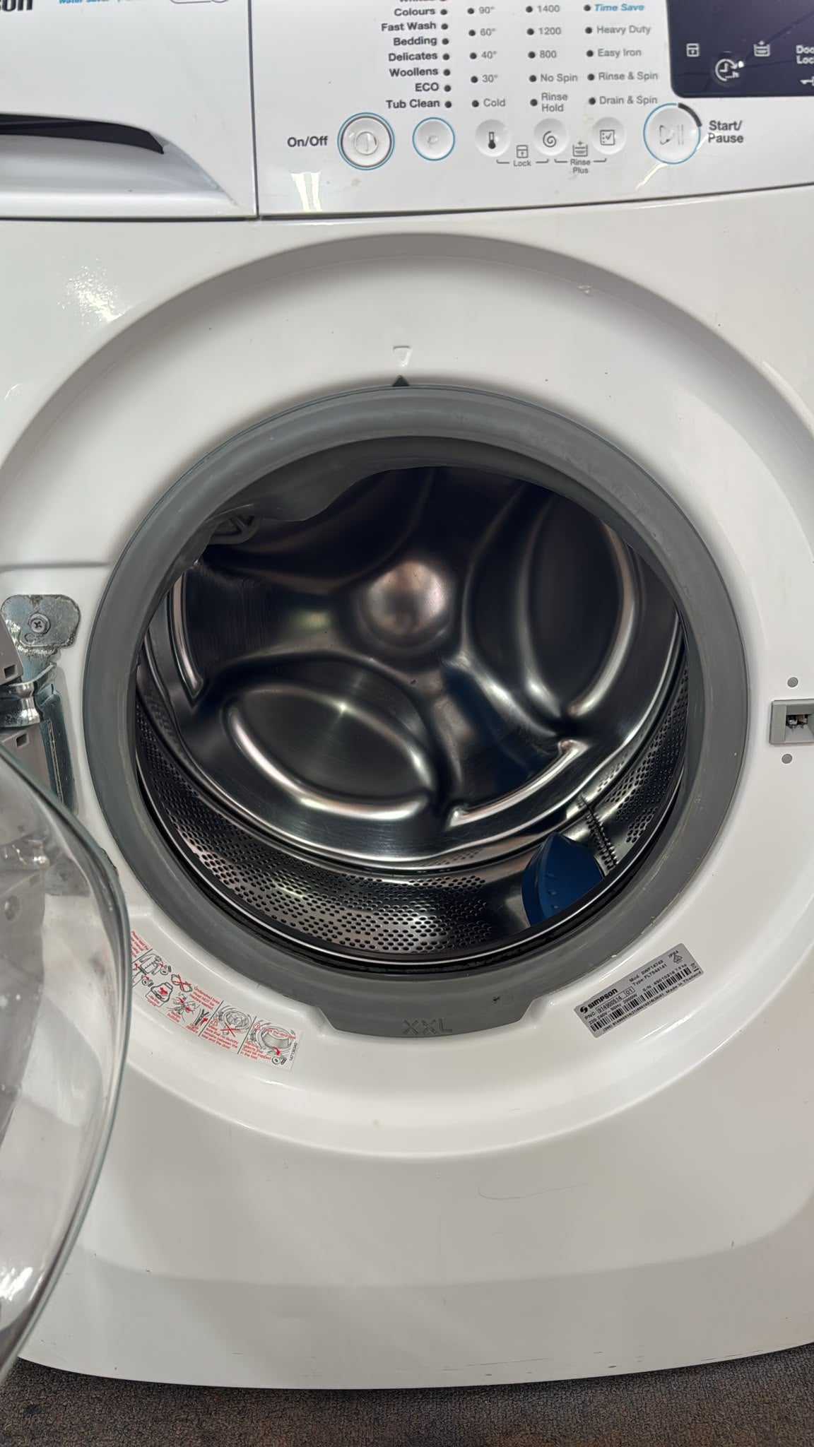 Simpson Front Loader Washing Machine 7kg , SWF14743 (33272)
