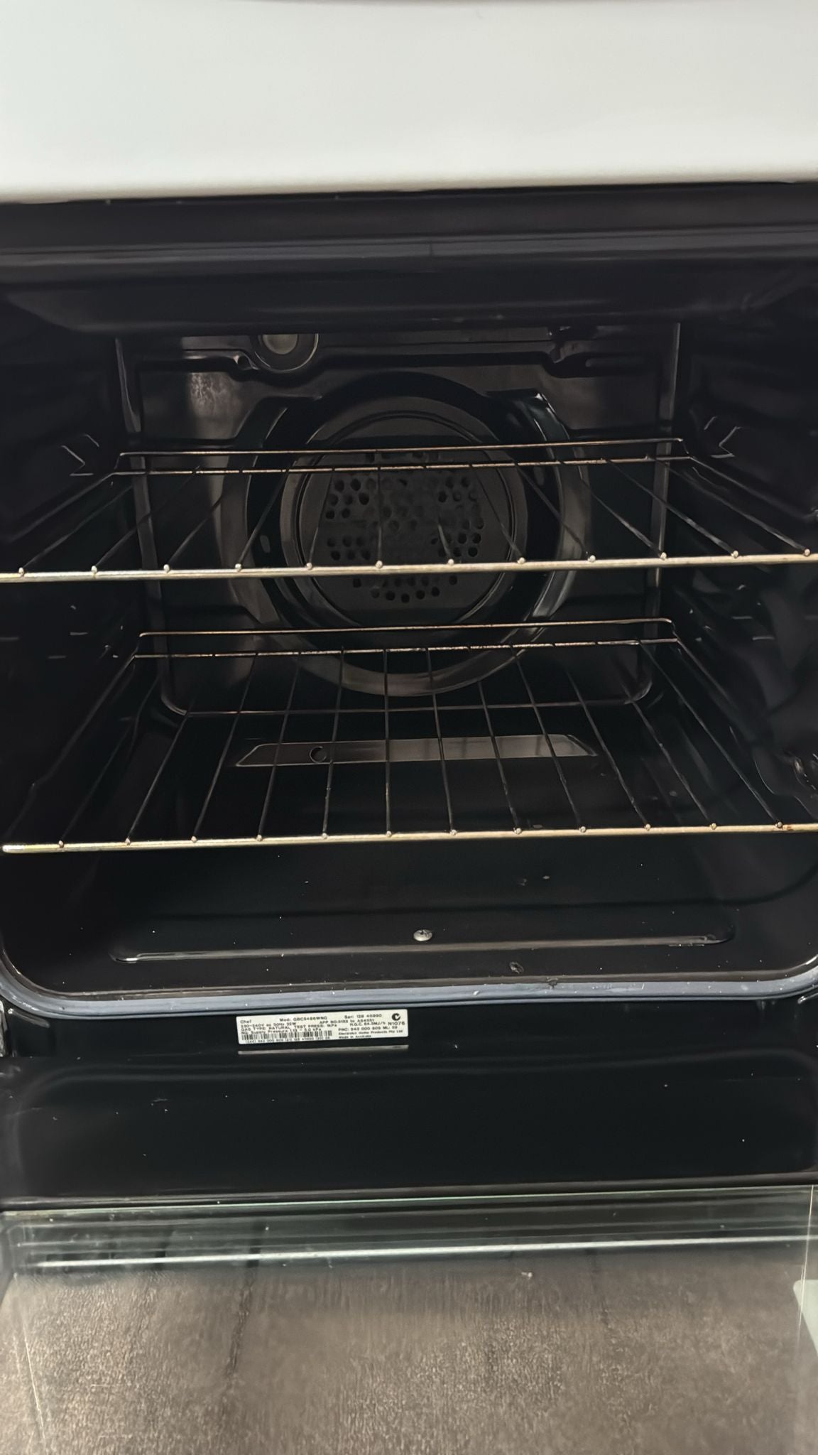 Chef Fan Forced Natural Gas Stove 54cm (33370)