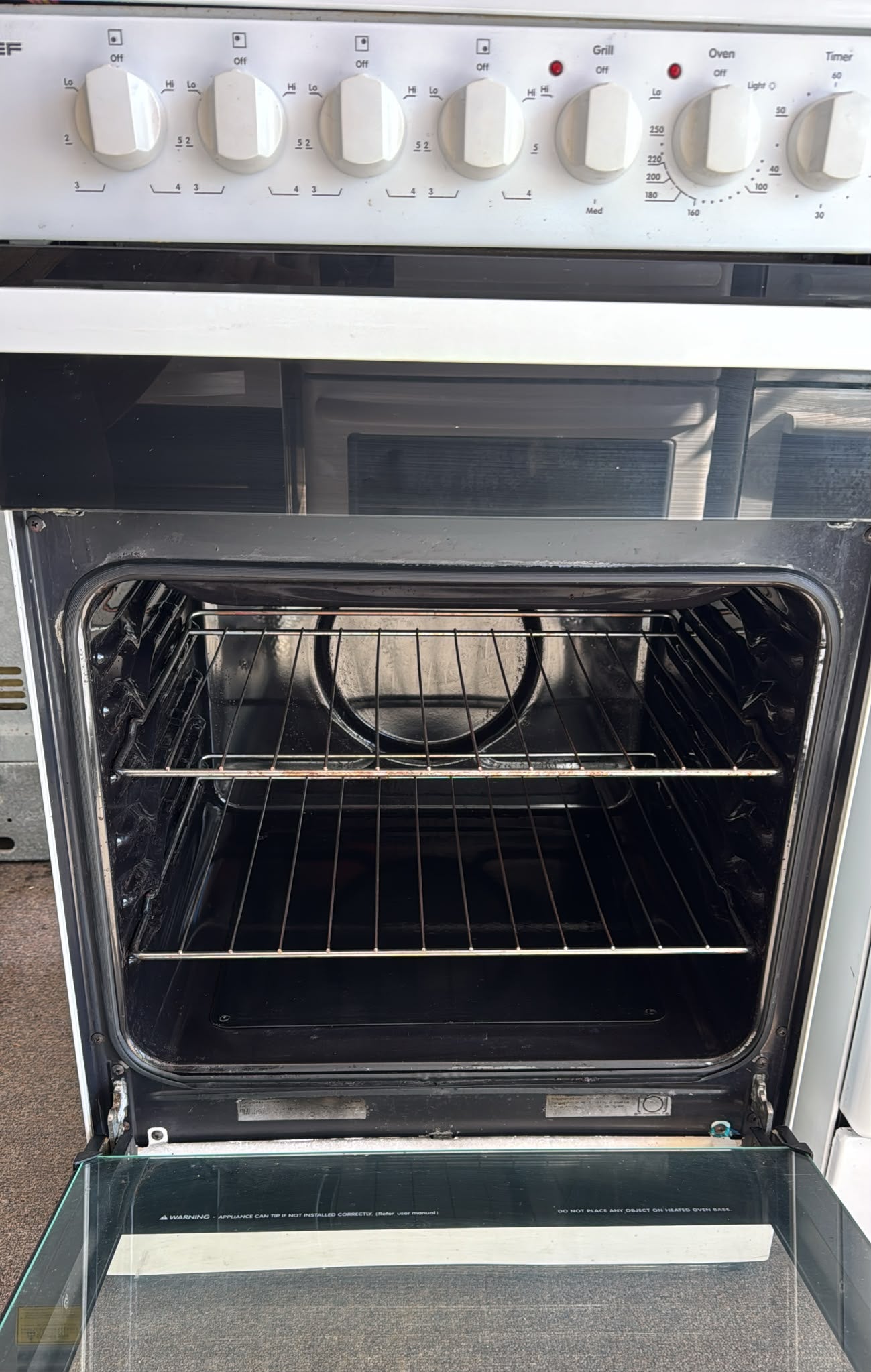 Chef 54cm Freestanding Electric Stove 533 (33405)
