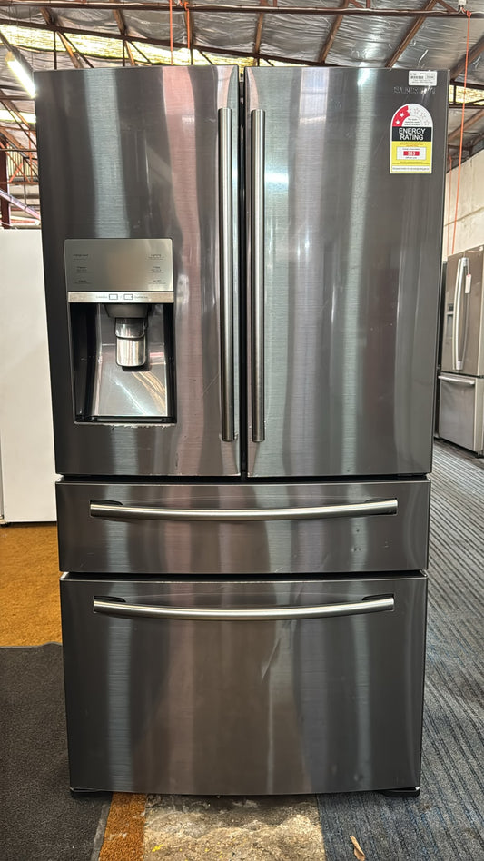 Samsung French Door Fridge Freezer 680L, SRF677CDBLS (33544)